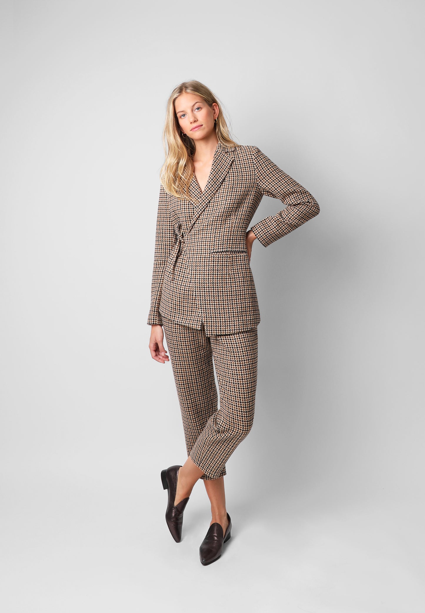 BLAZER ASIMETRICA PATA DE GALLO