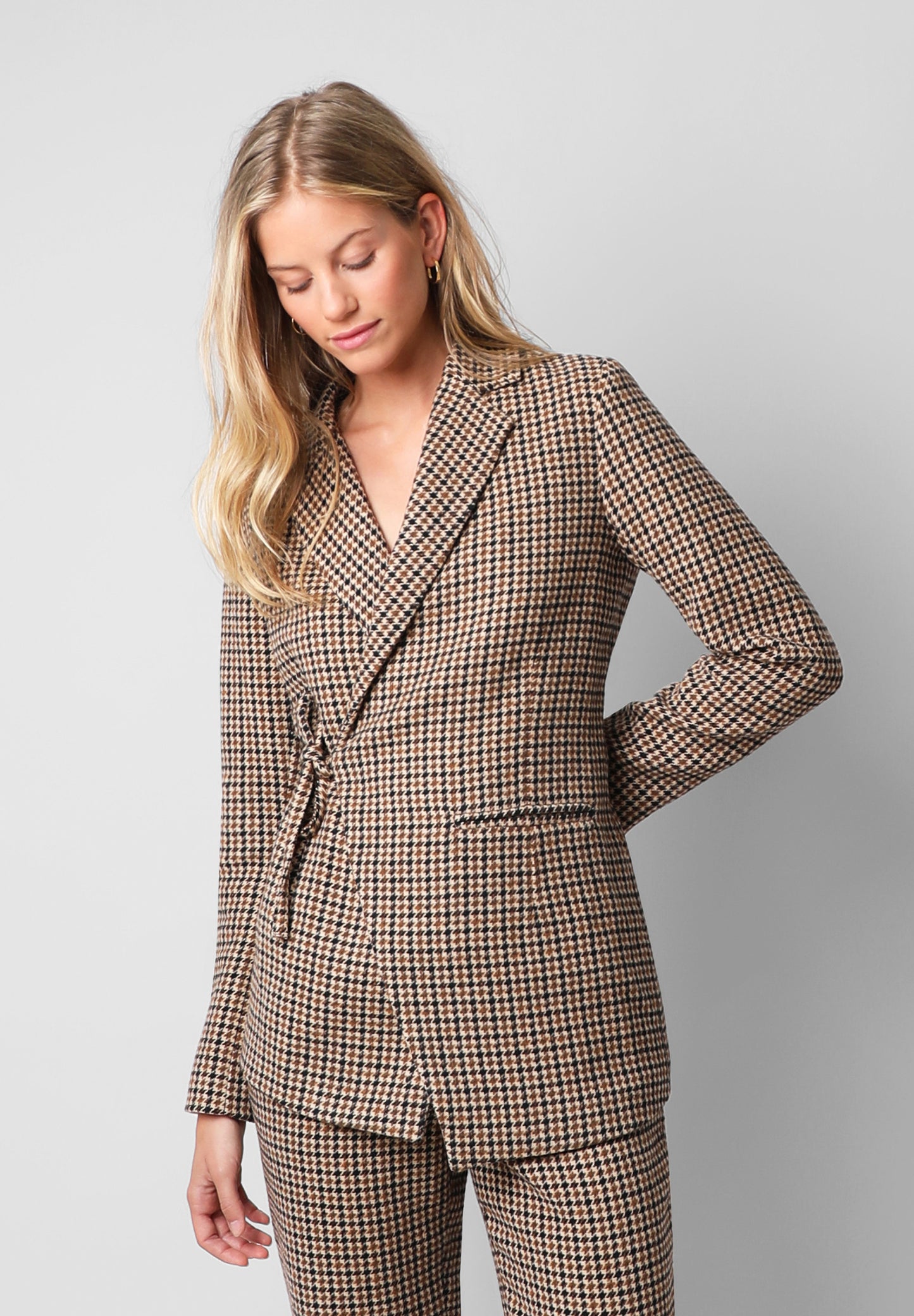 BLAZER ASIMETRICA PATA DE GALLO