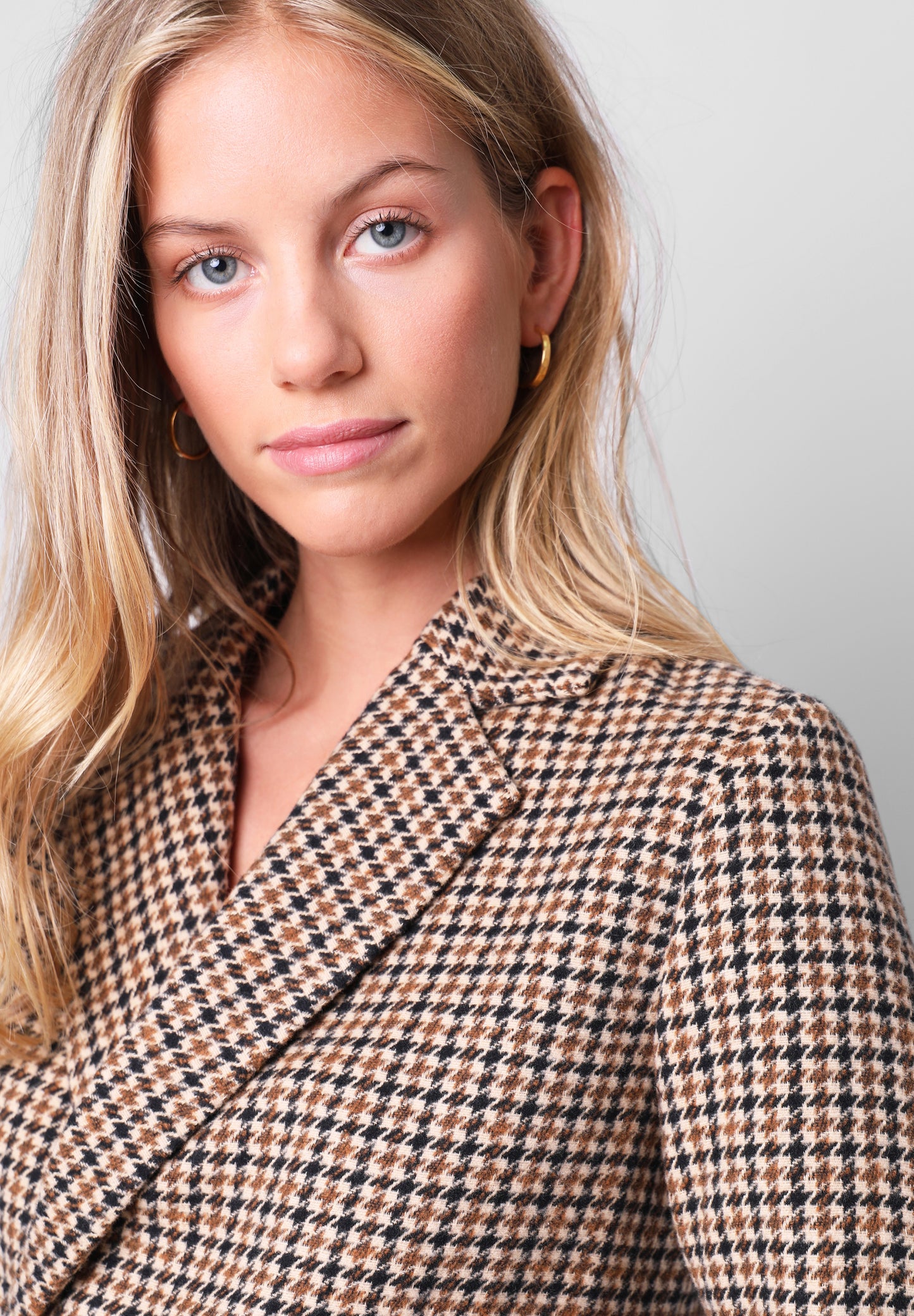 BLAZER ASIMETRICA PATA DE GALLO