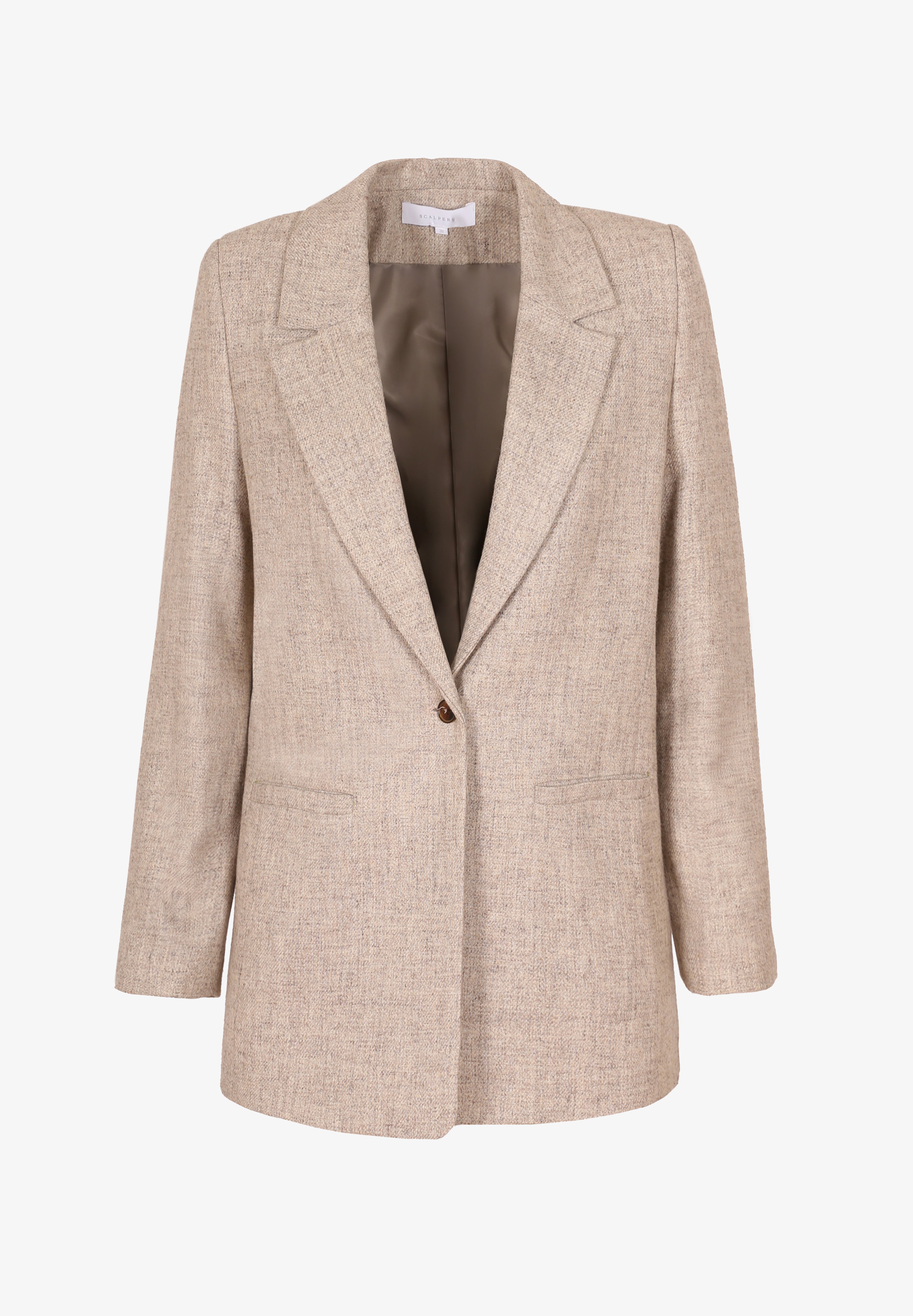 BLAZER LANA JASPEADA UN BOTÓN