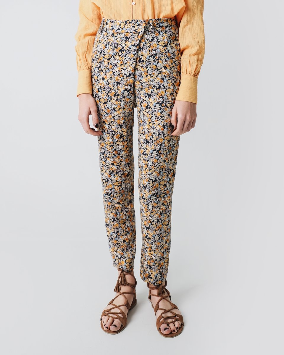PANTALON FLUIDO FLORES