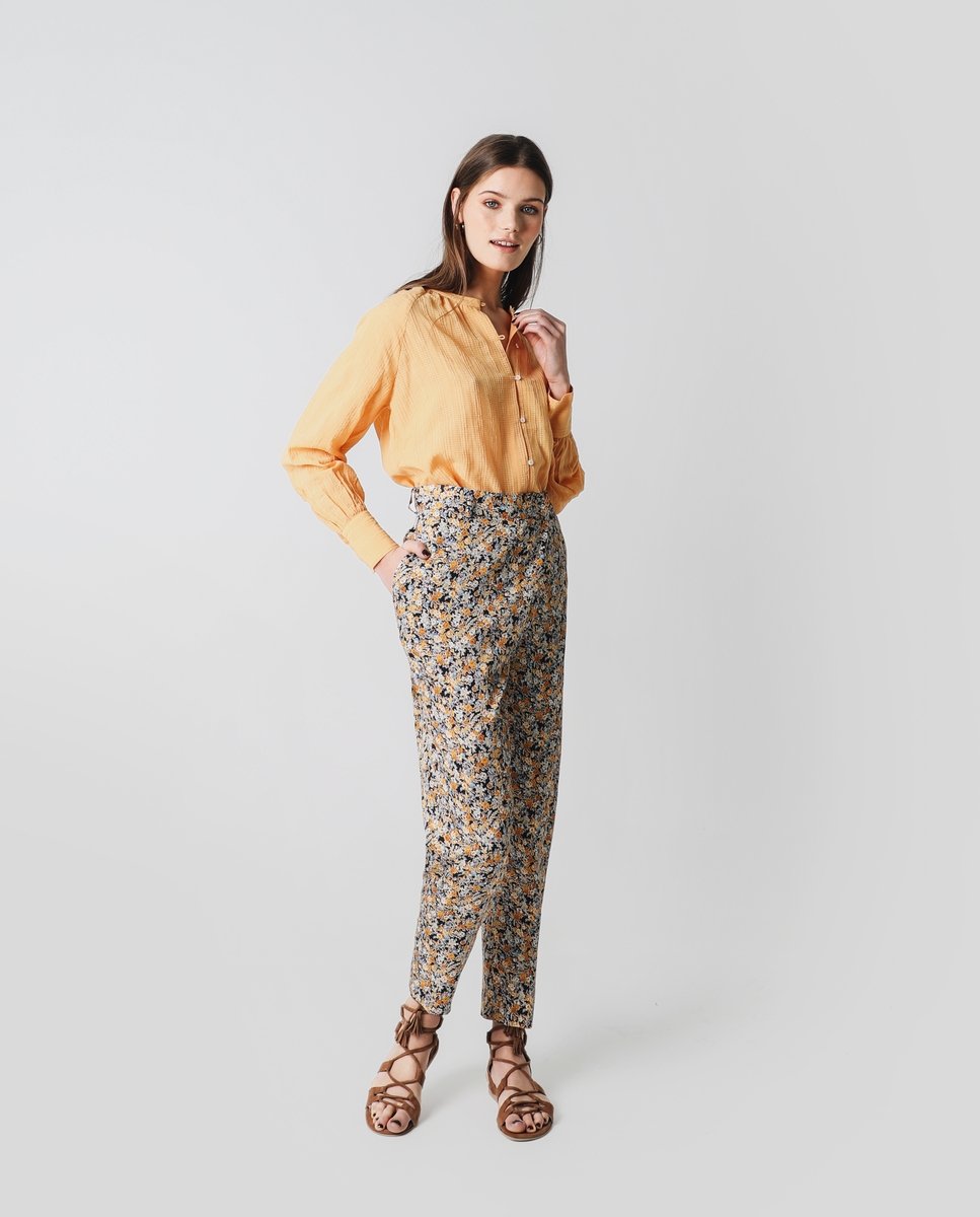 PANTALON FLUIDO FLORES