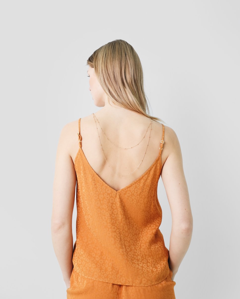 TOP JACQUARD LEOPARDO