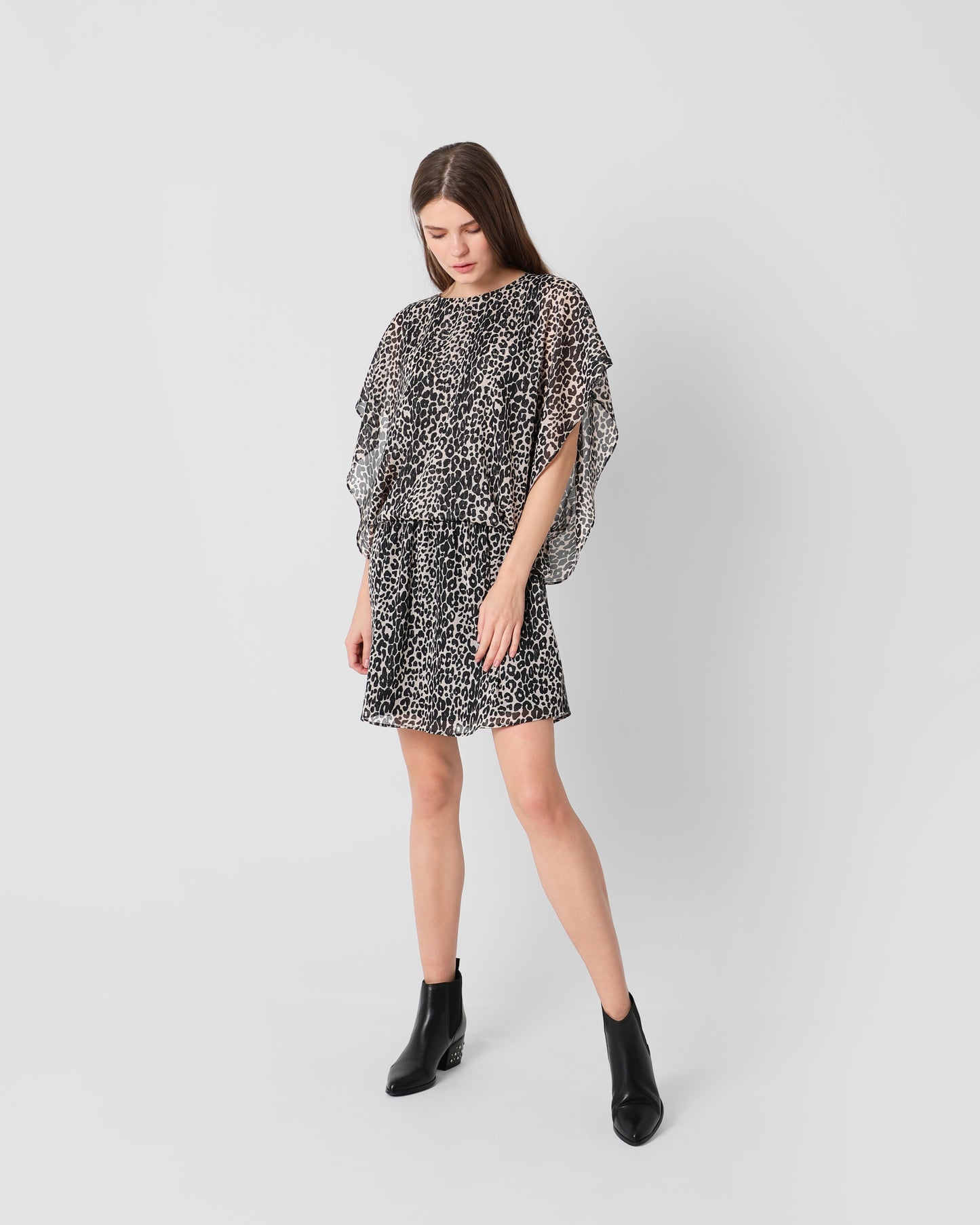 VESTIDO LEOPARDO BRILLO