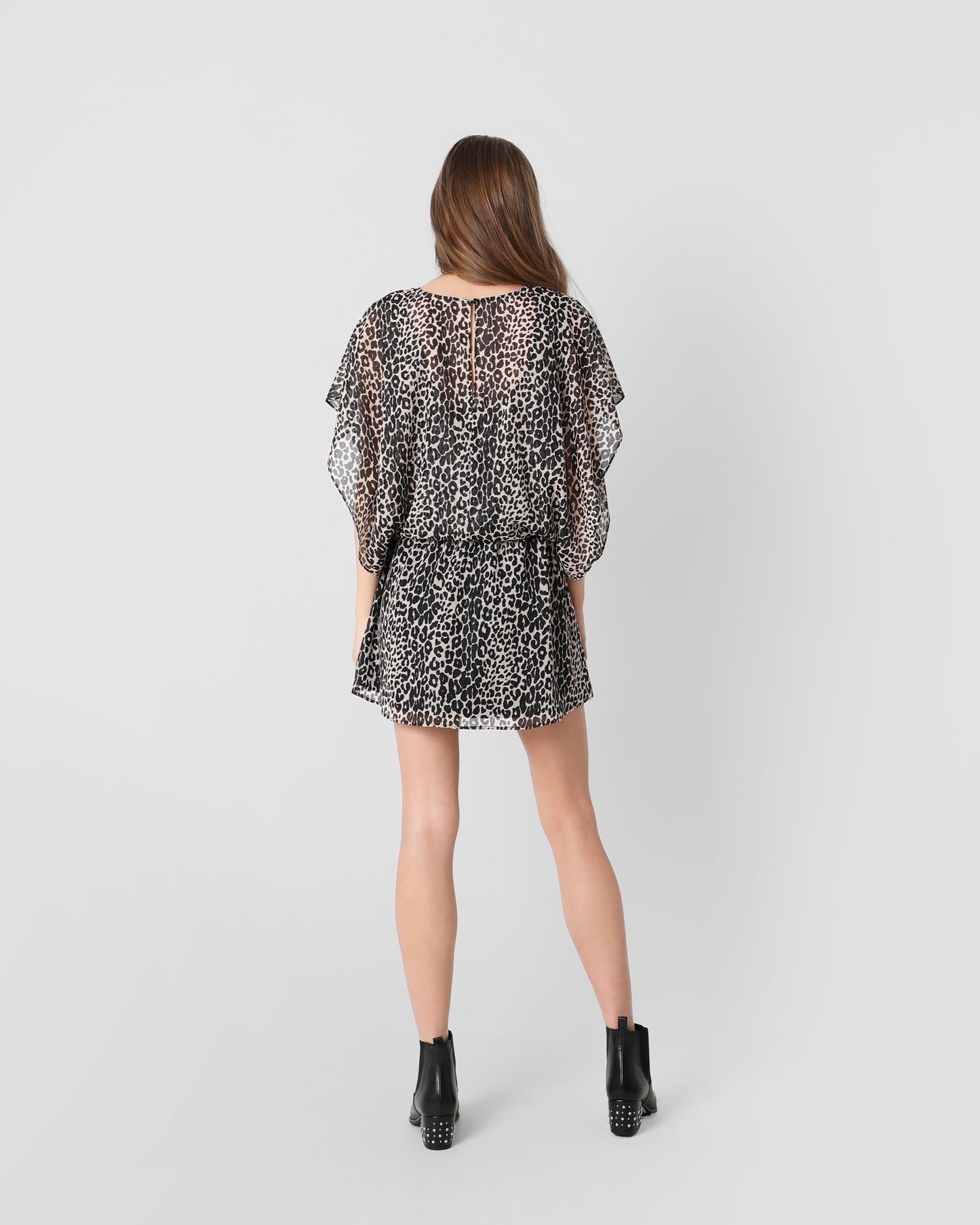 VESTIDO LEOPARDO BRILLO
