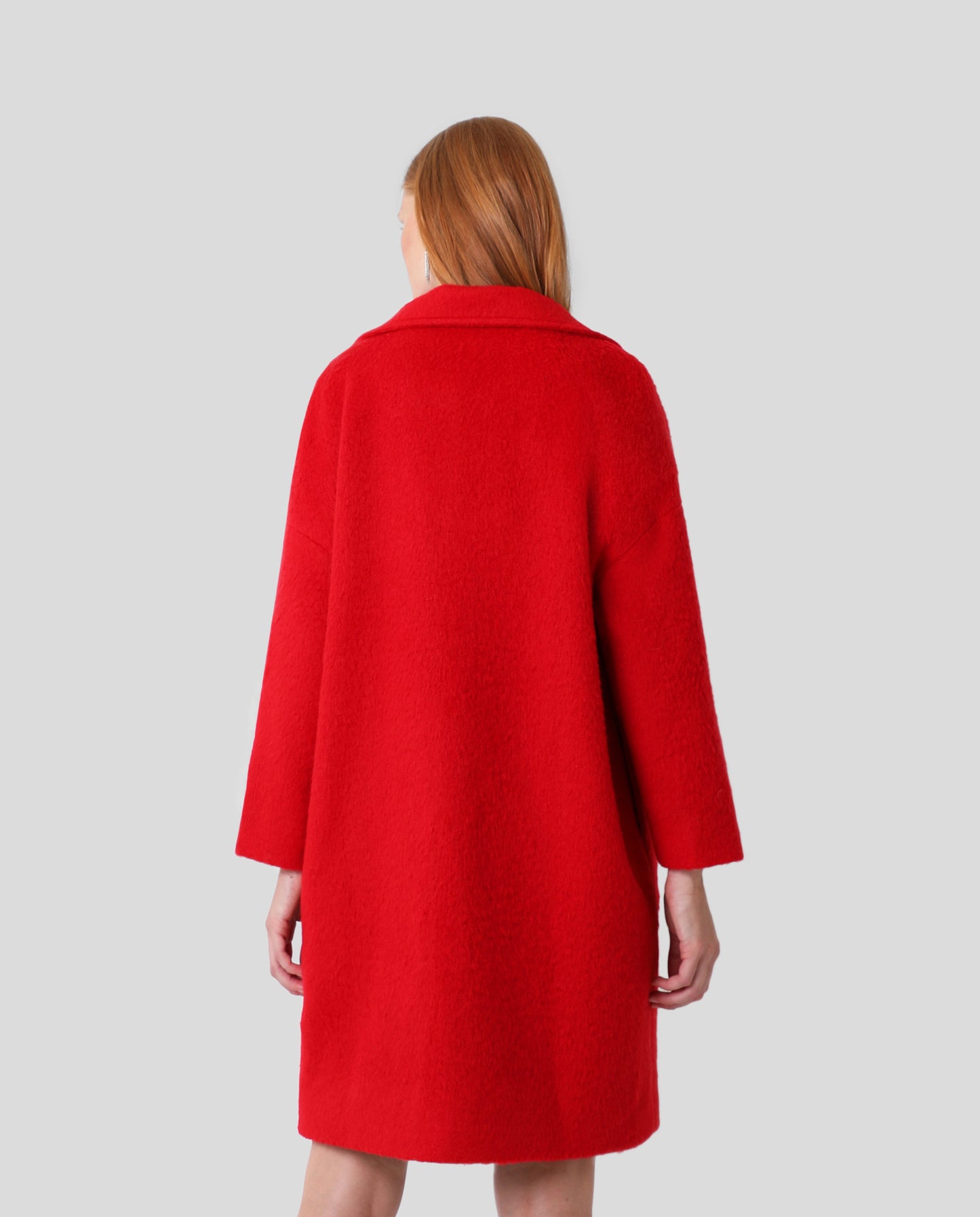 ABRIGO MOHAIR BOTÓN