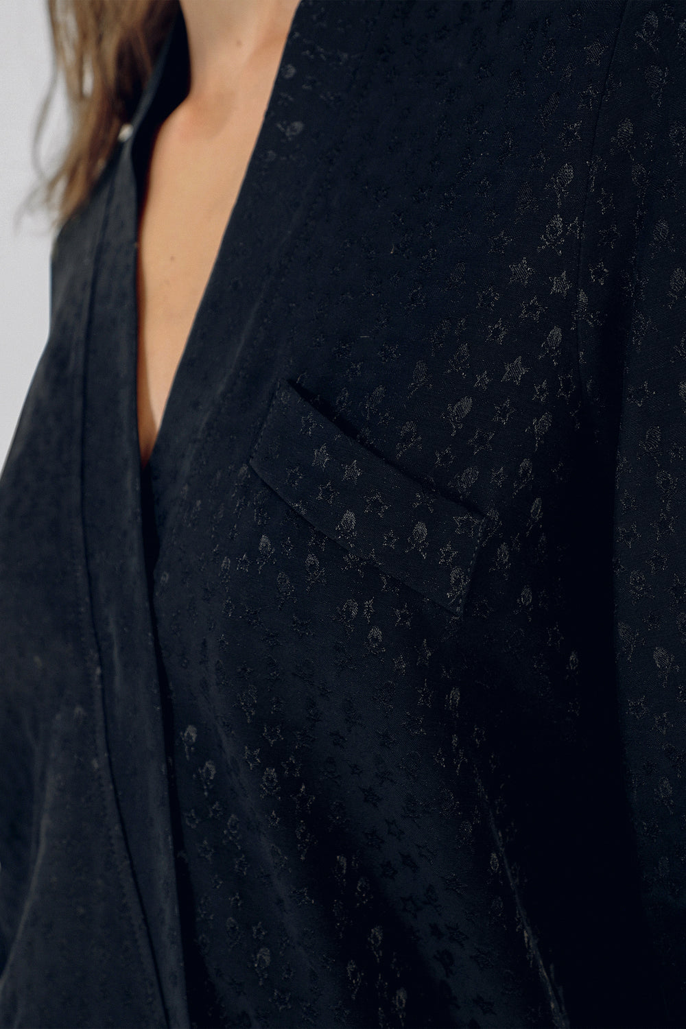 VESTIDO MINI CRUZADO CALAVERAS ESTRELLAS - Scalpers