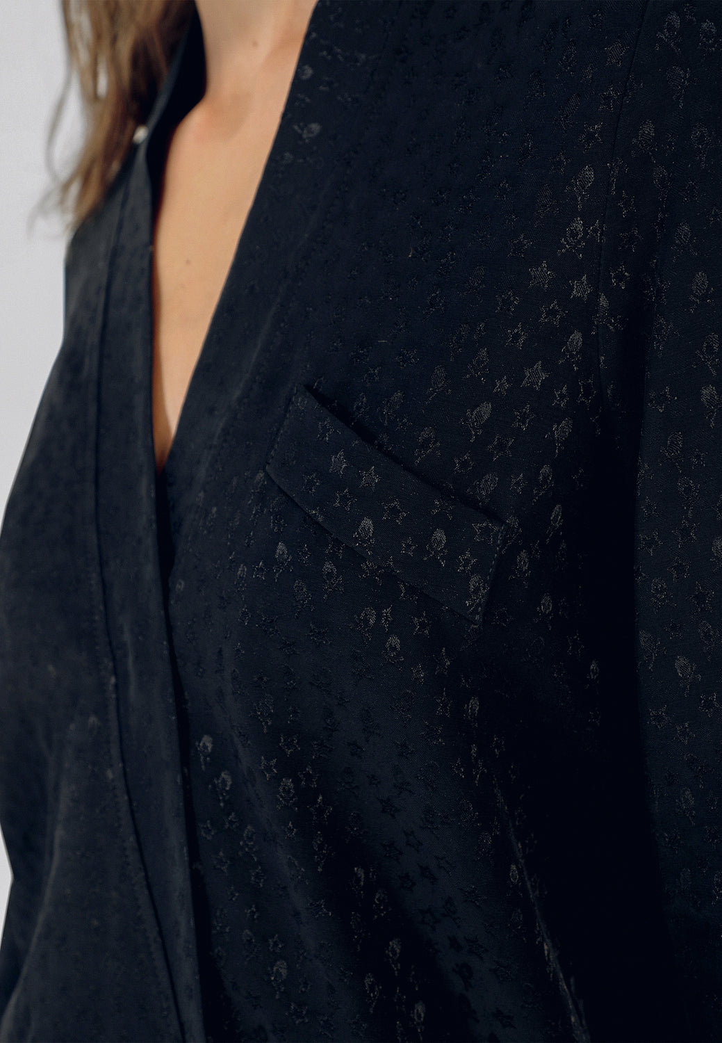 VESTIDO MINI CRUZADO CALAVERAS ESTRELLAS - Scalpers