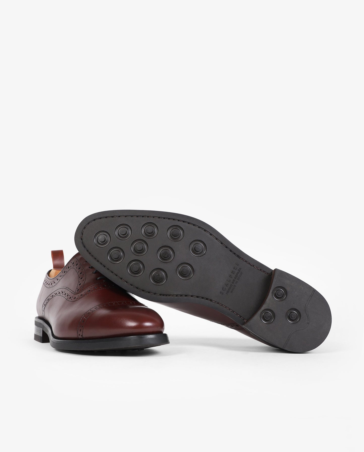 ZAPATOS OXFORD VESTIR PICADO PIEL