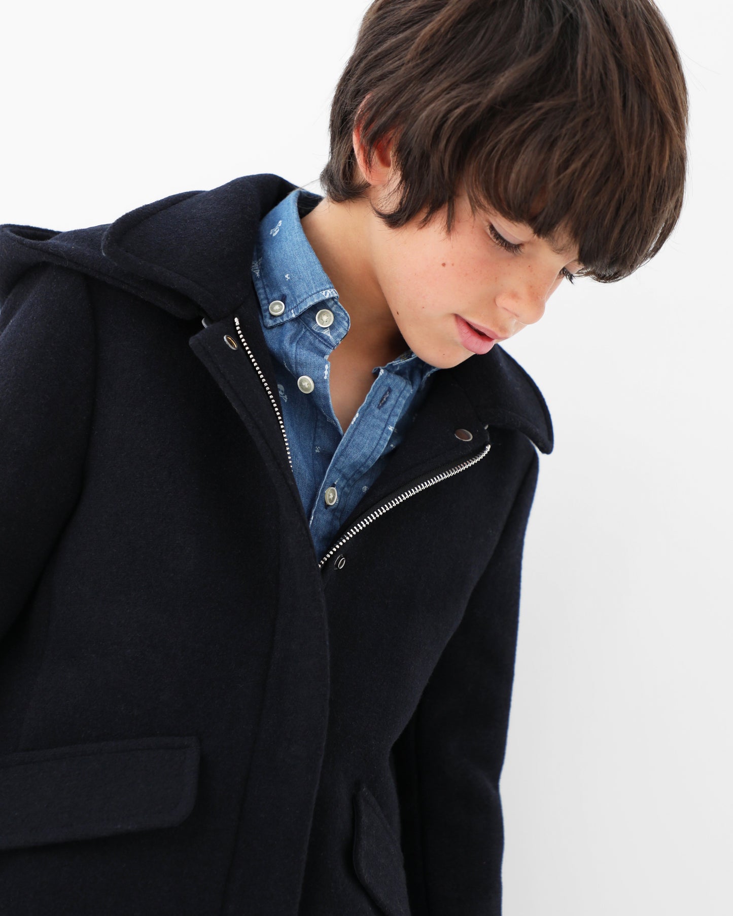 ABRIGO PAÑO CAPUCHA