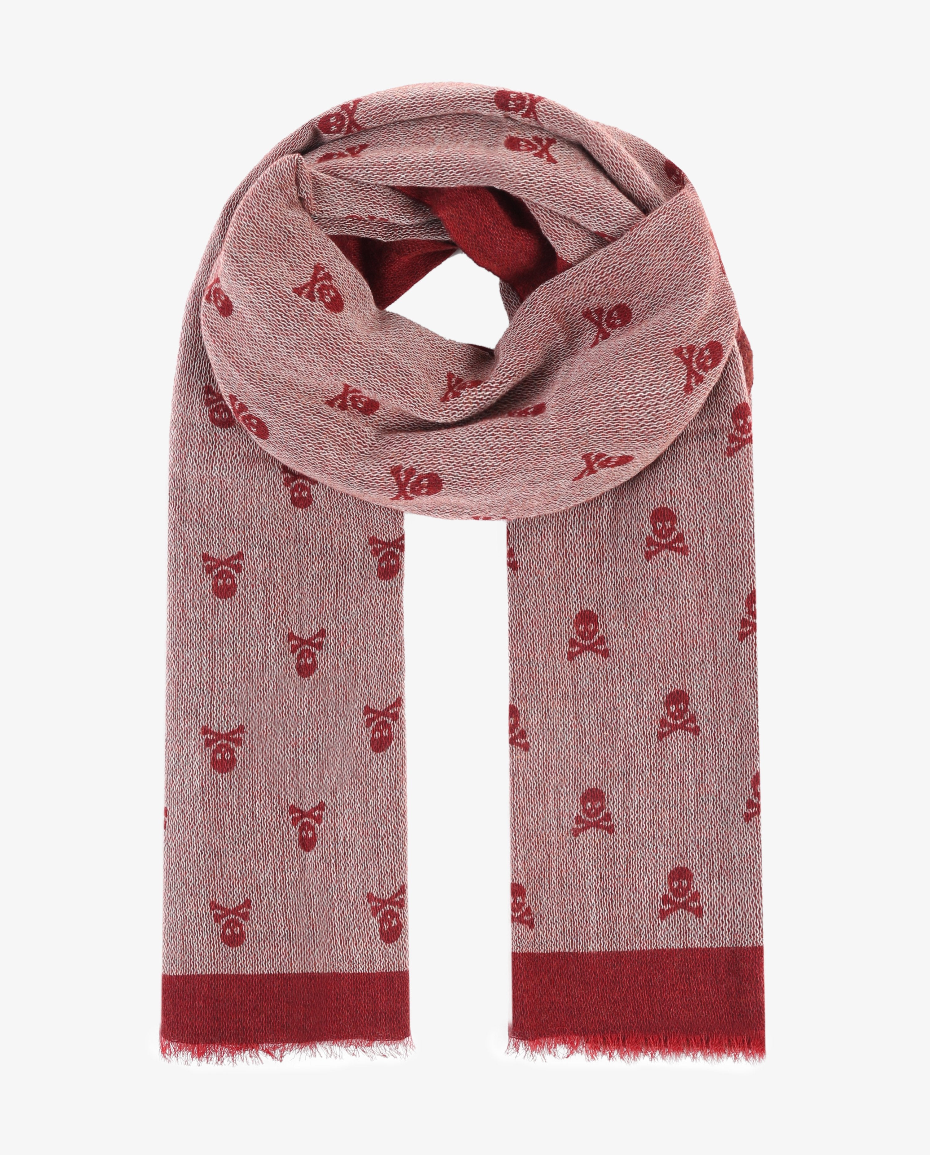 PASHMINA HANDMADE CALAVERAS ALL OVER