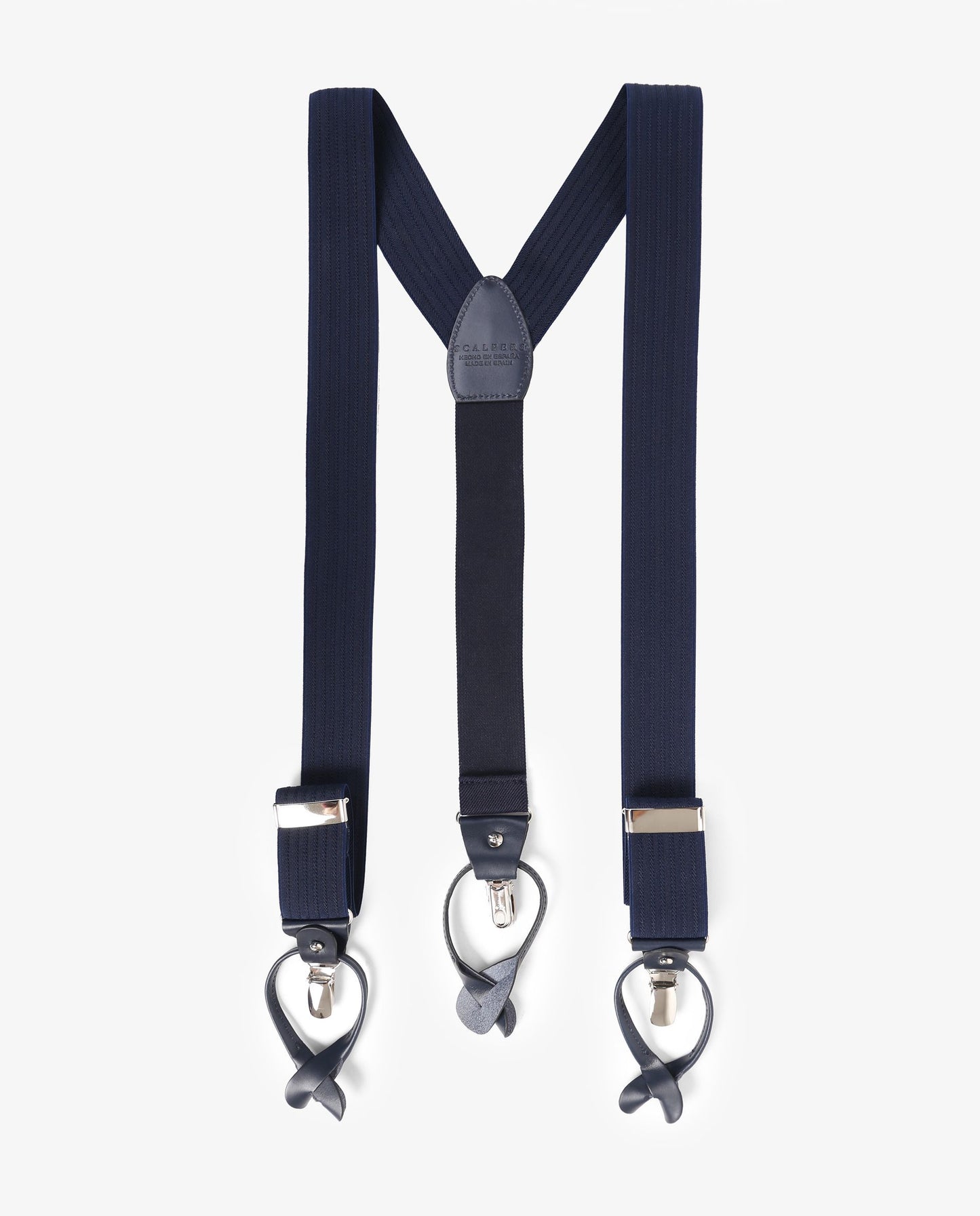 STRIPE PLAIN SUSPENDERS