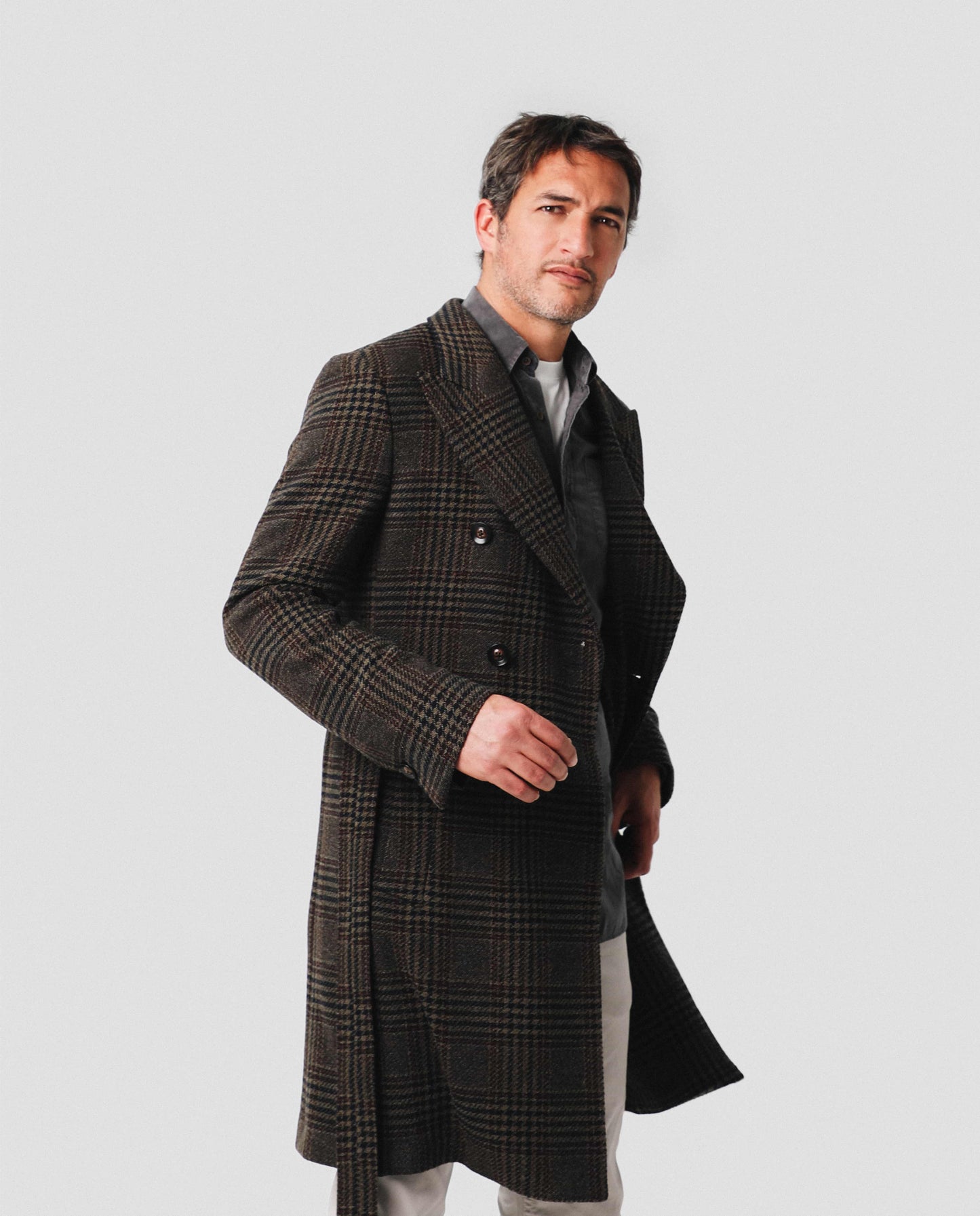 ABRIGO CRUZADO CUADROS