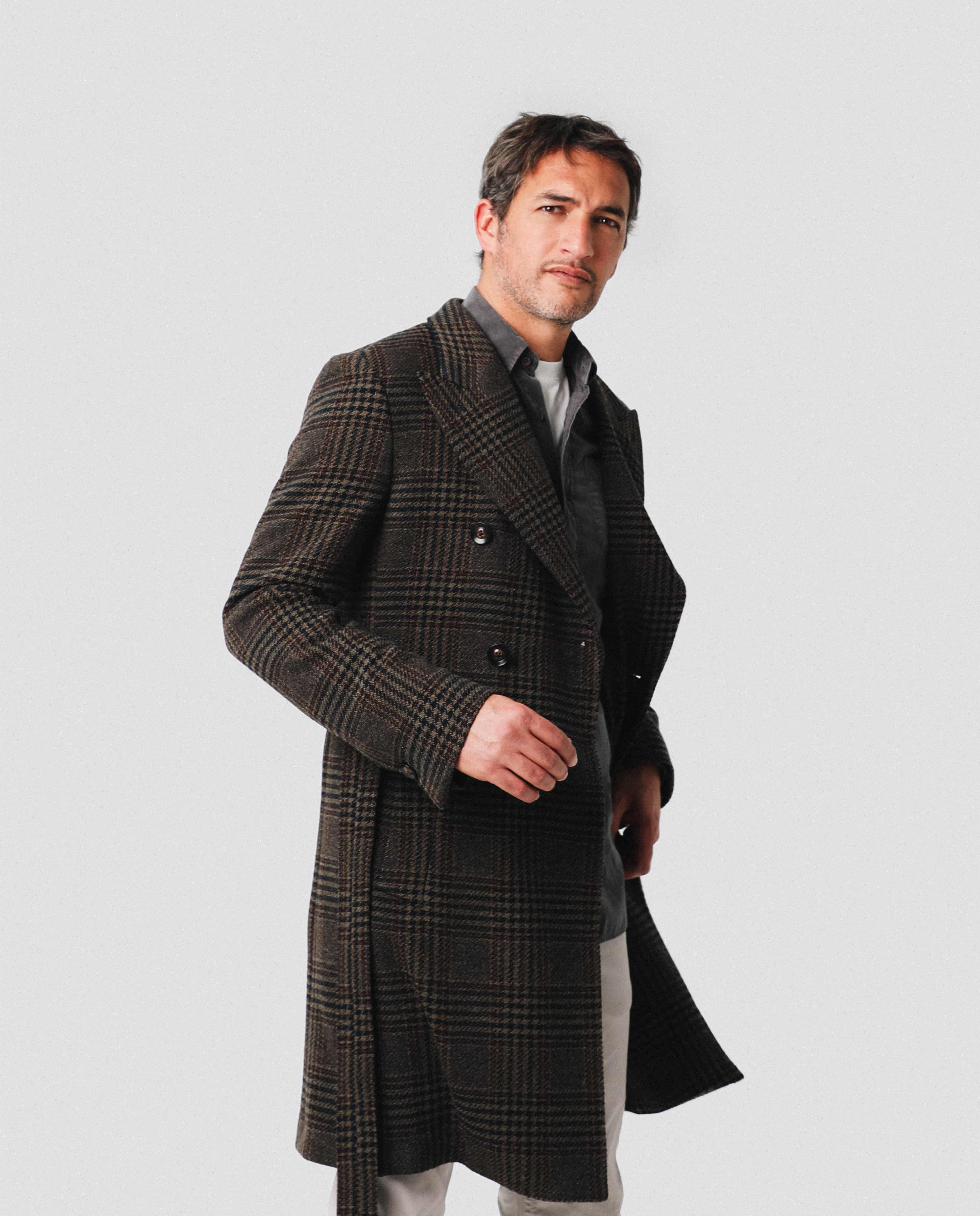 ABRIGO CRUZADO CUADROS