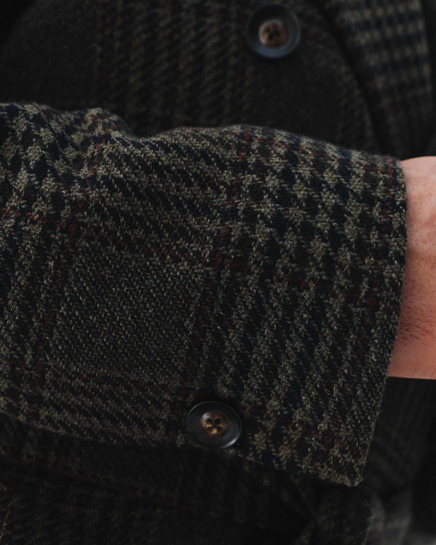 ABRIGO CRUZADO CUADROS