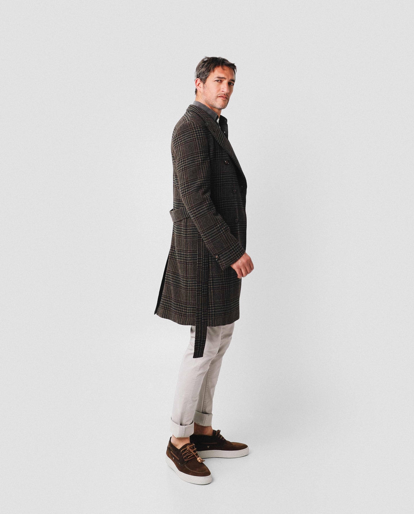 ABRIGO CRUZADO CUADROS