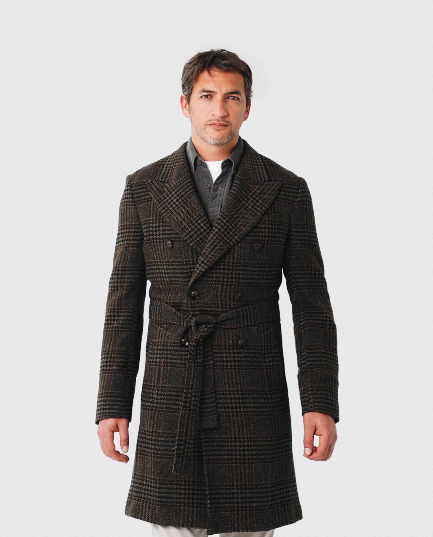 ABRIGO CRUZADO CUADROS