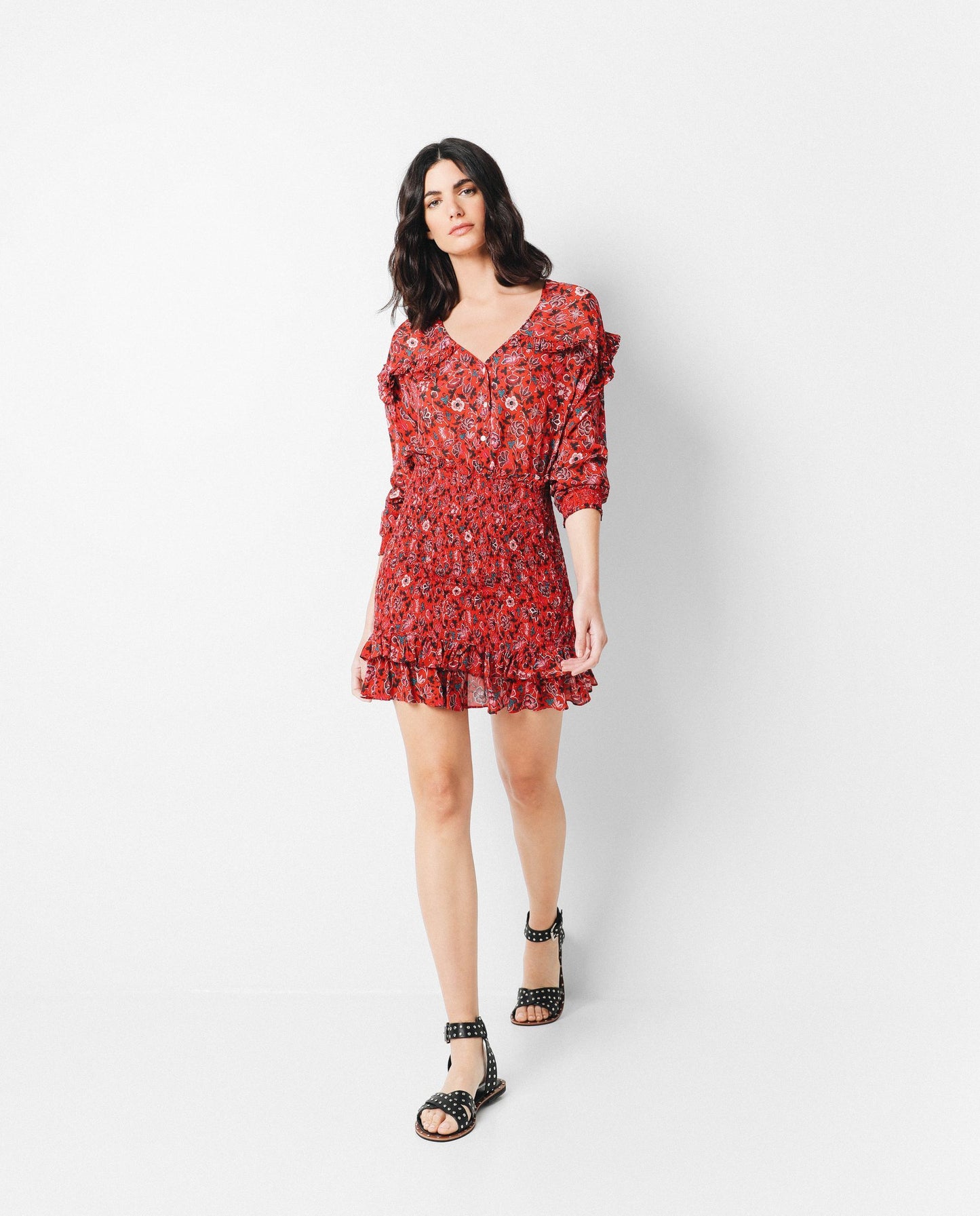 CAMISA FLORES VOLANTES