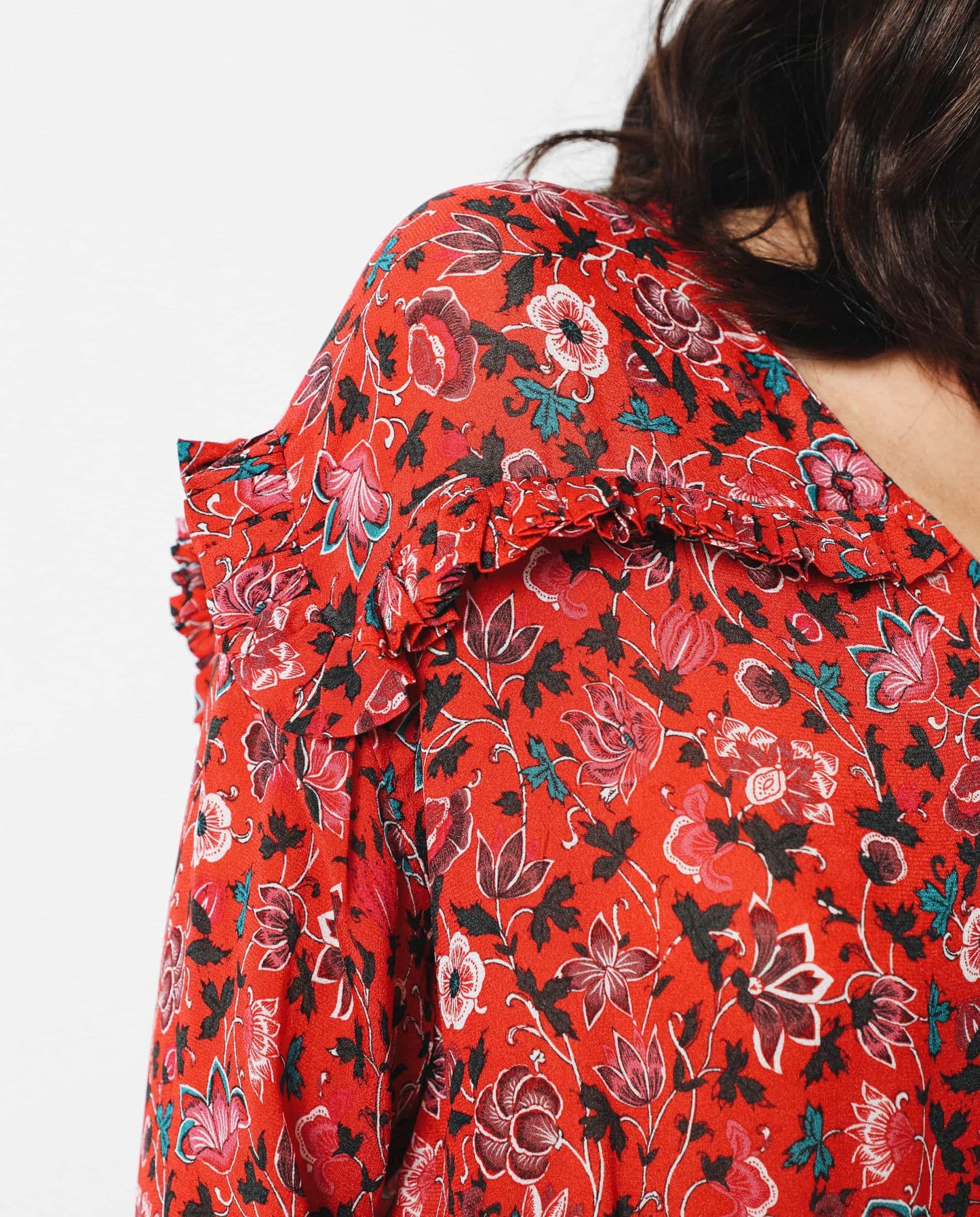 CAMISA FLORES VOLANTES