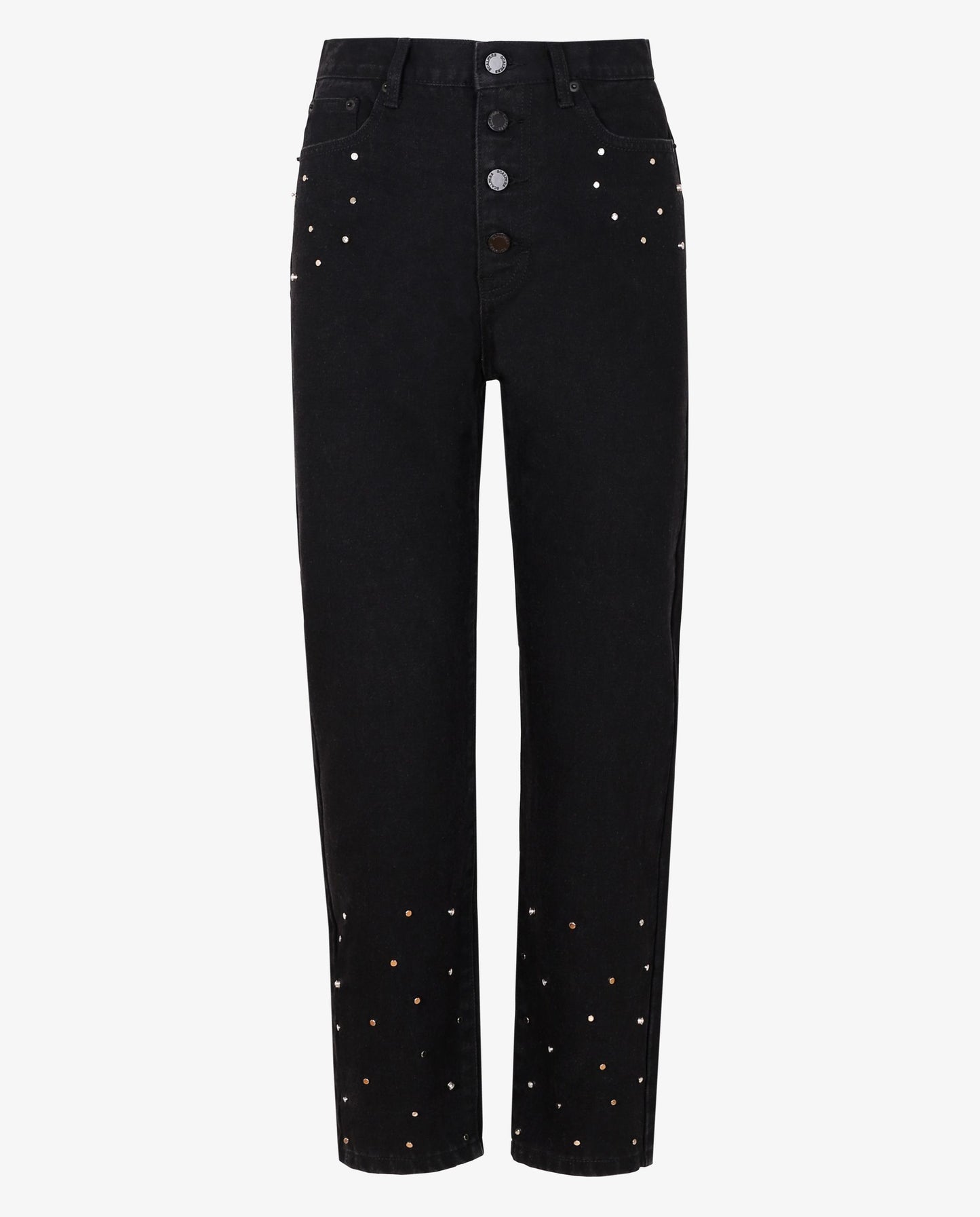 JEANS MUM FIT TACHAS