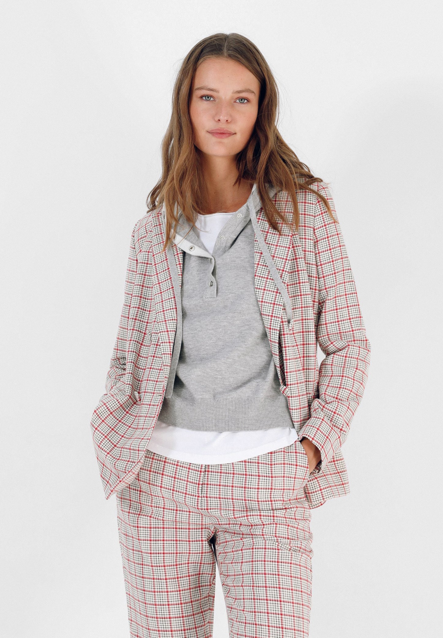 BLAZER CRUZADA CUADROS