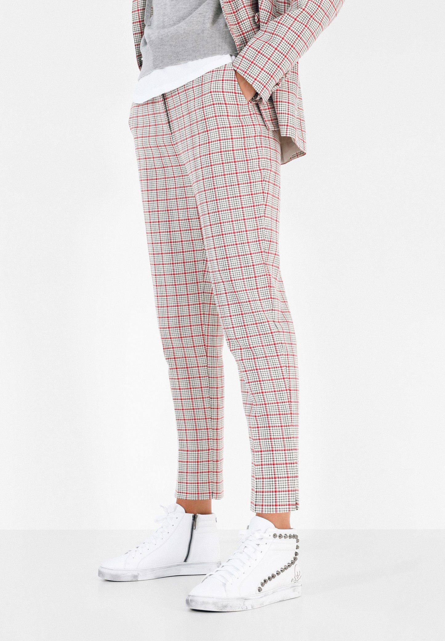 PANTALÓN CUADROS CONTRASTE