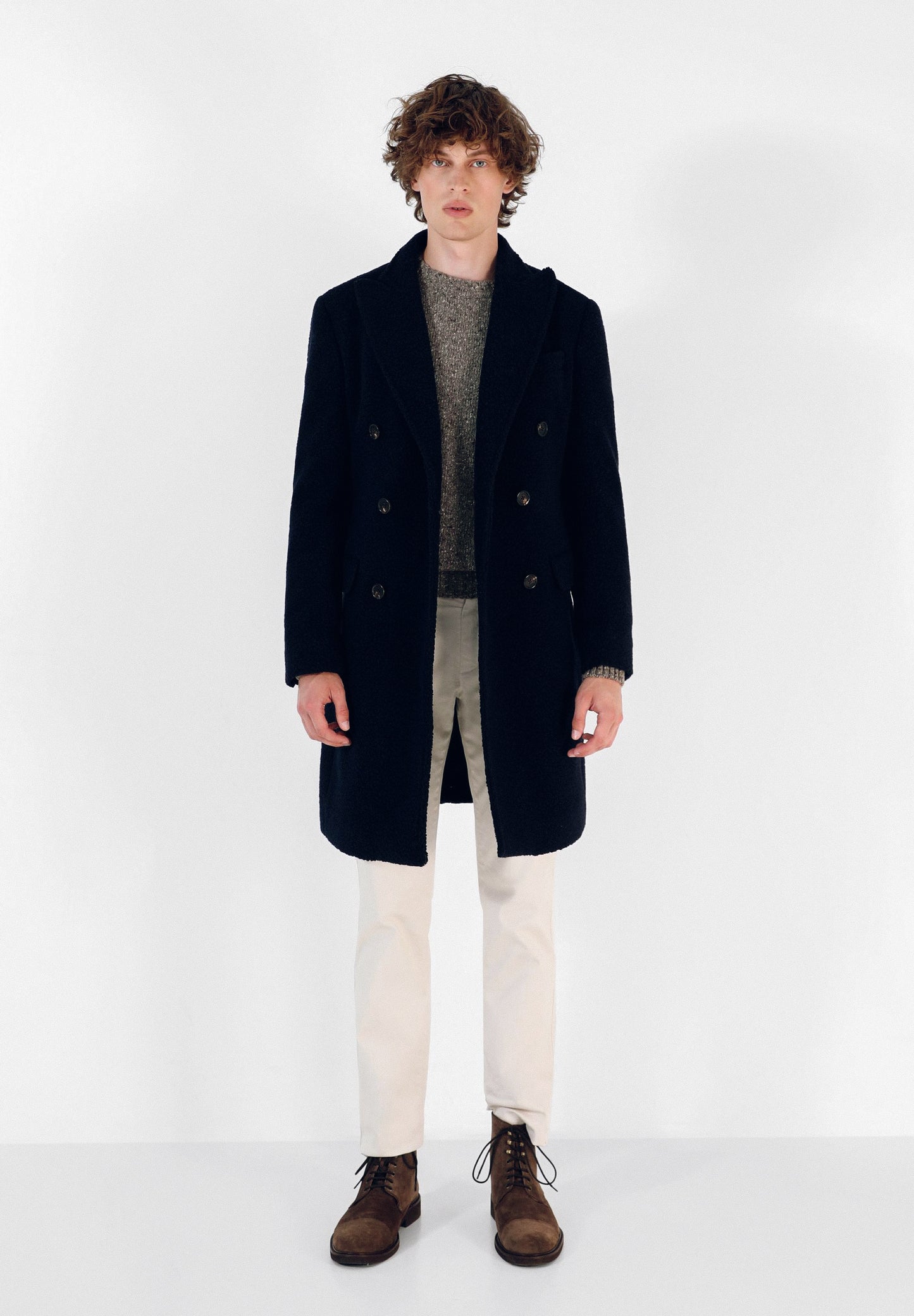 ABRIGO CRUZADO PUNTA DE LANZA