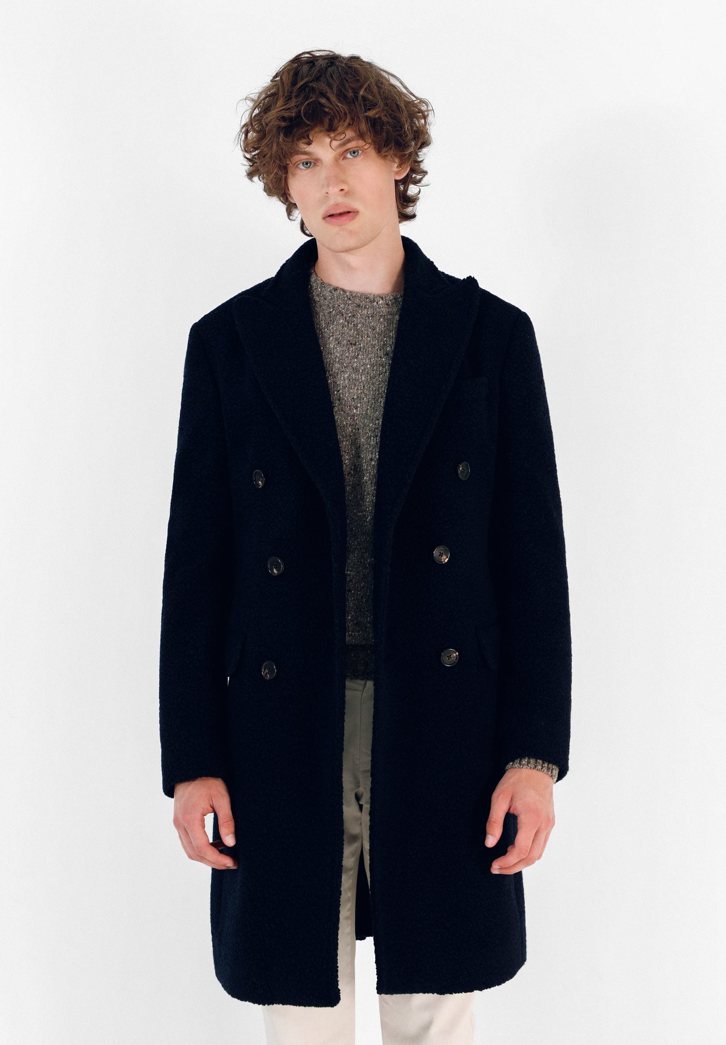 ABRIGO CRUZADO PUNTA DE LANZA