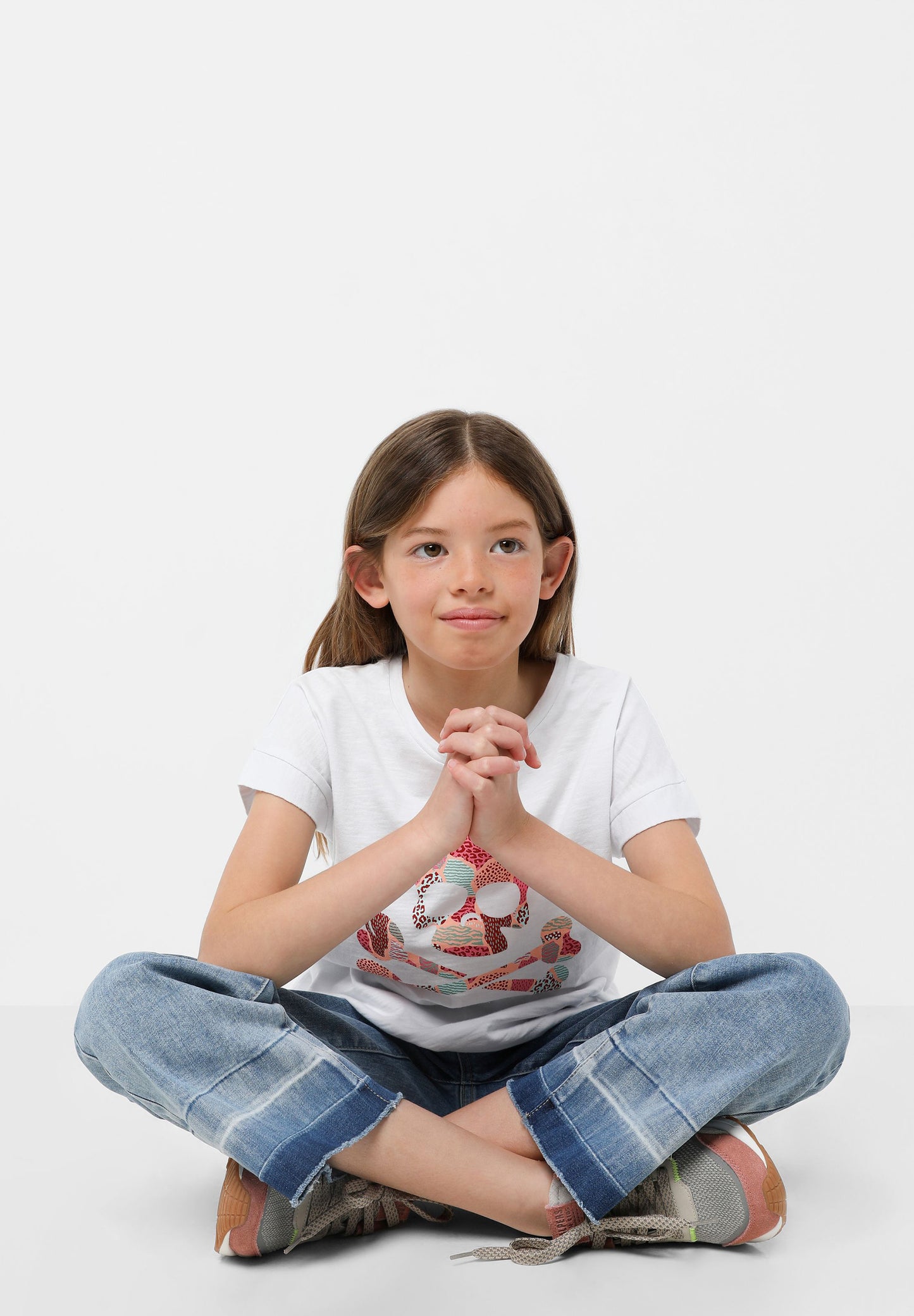 ANIMAL SKULL TEE GIRLS