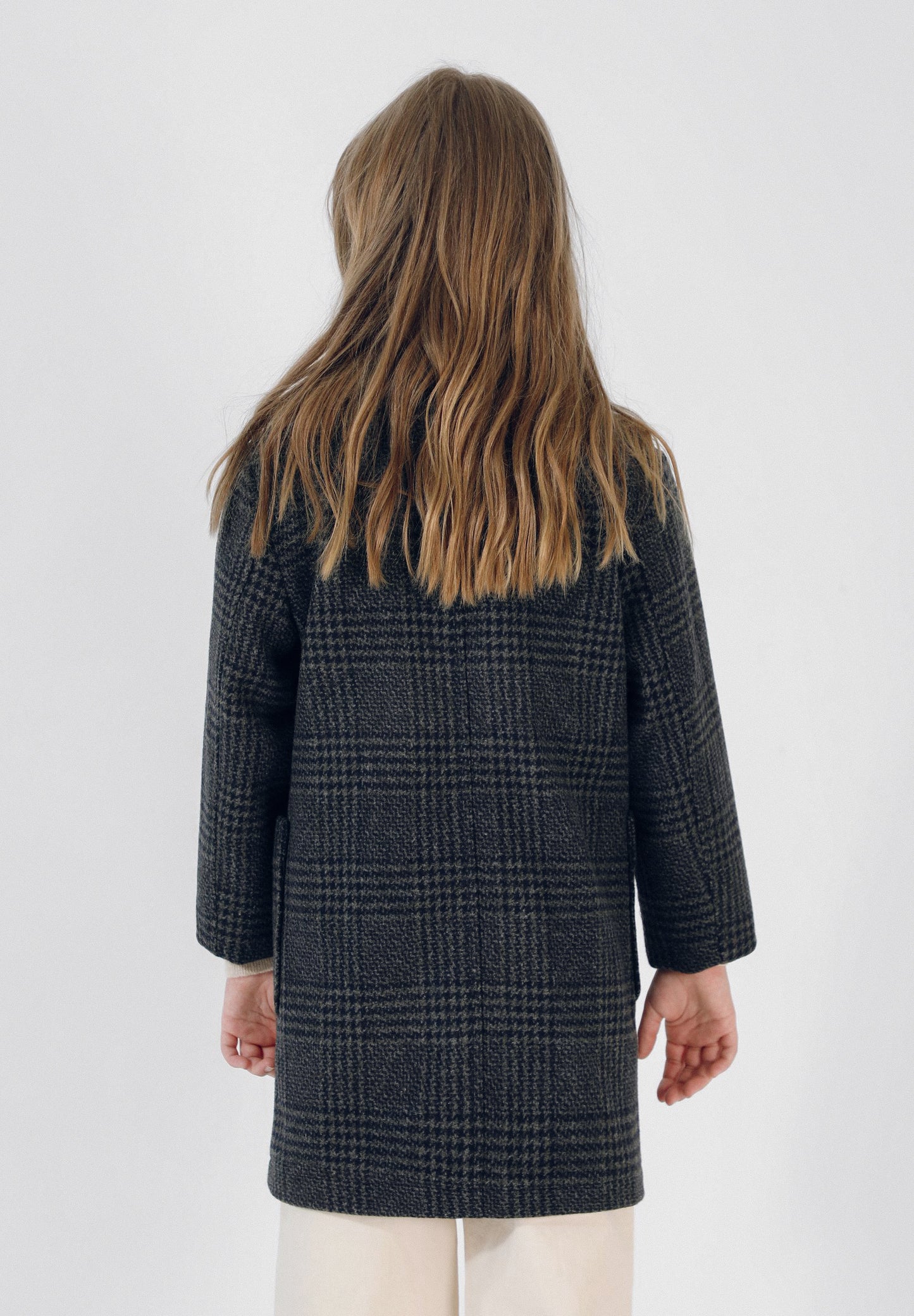 ABRIGO LARGO CUADROS