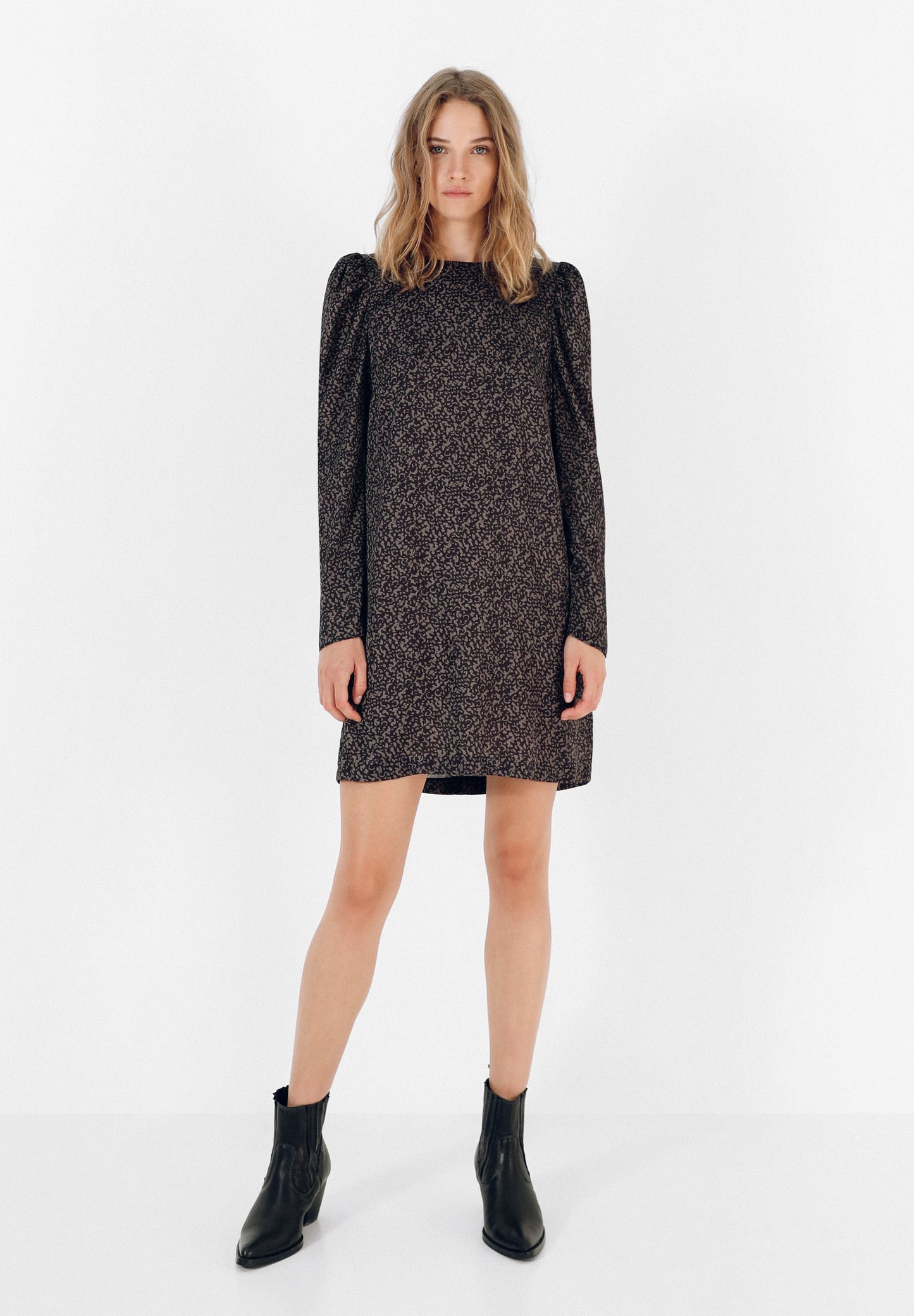 VESTIDO MINI ANIMAL PRINT