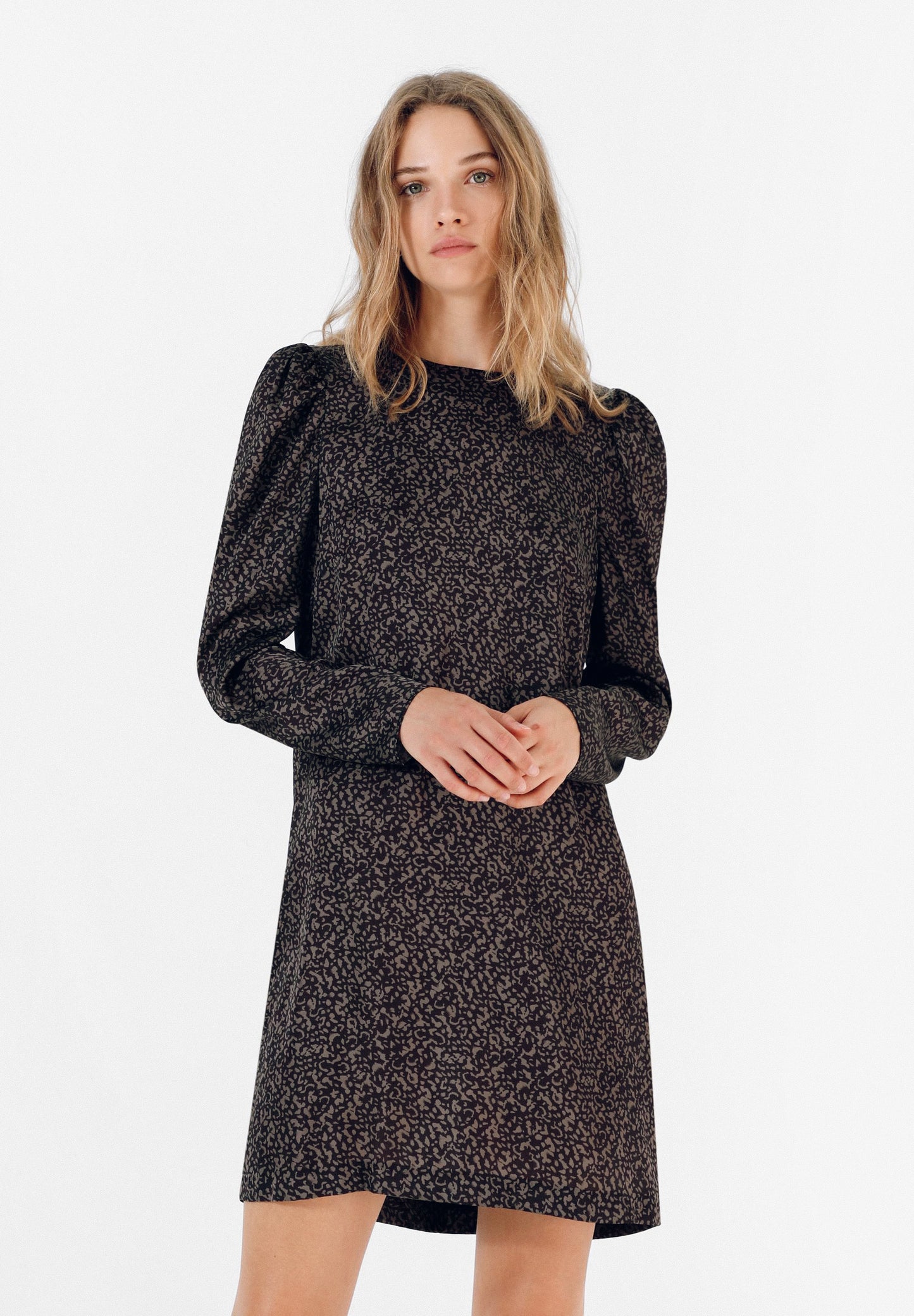 VESTIDO MINI ANIMAL PRINT