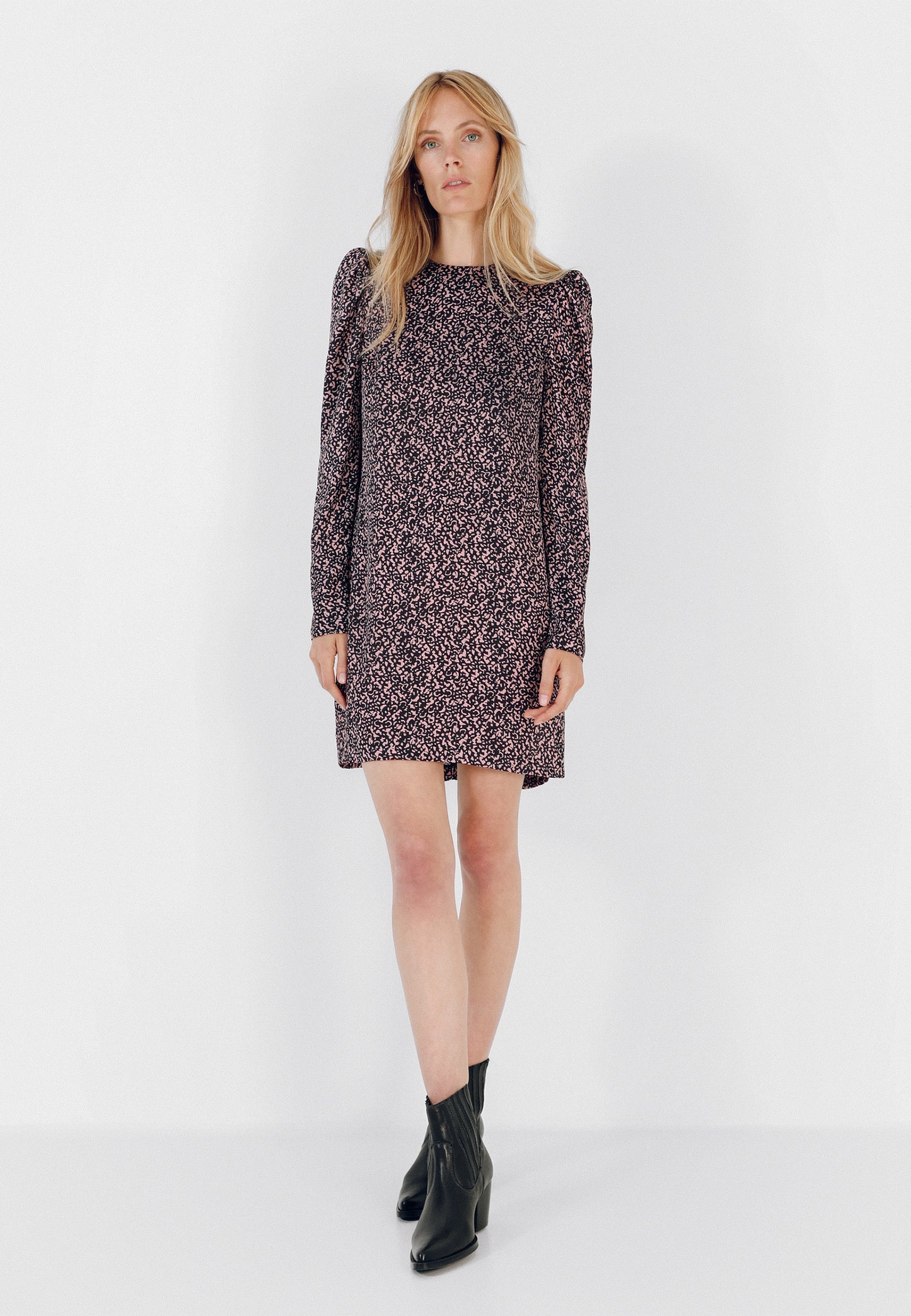 VESTIDO MINI ANIMAL PRINT