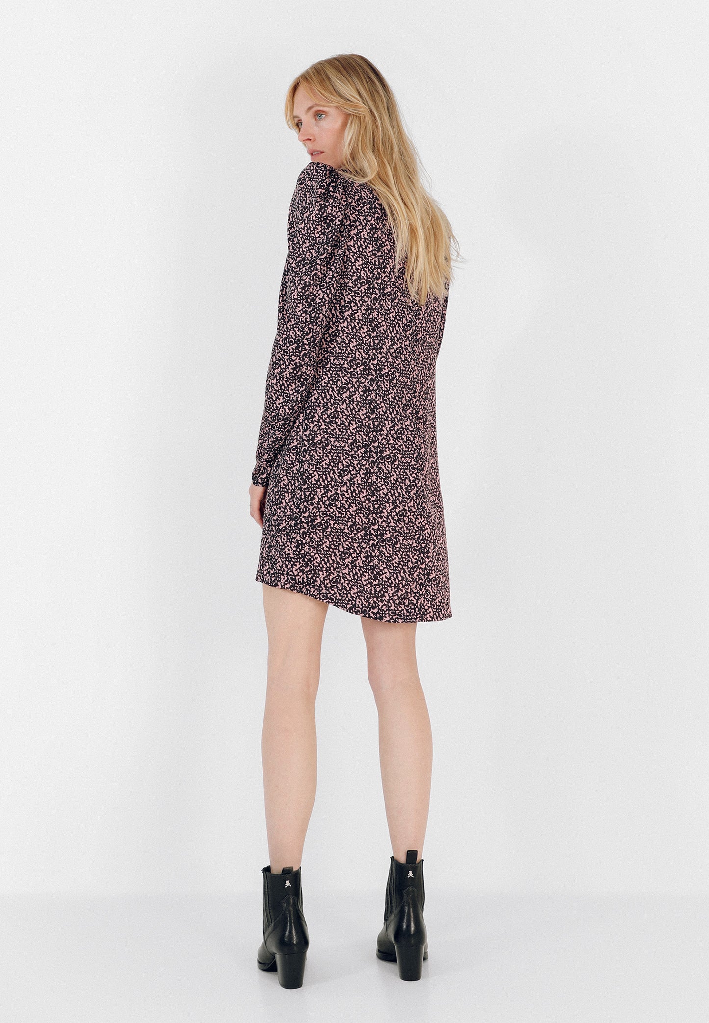 VESTIDO MINI ANIMAL PRINT