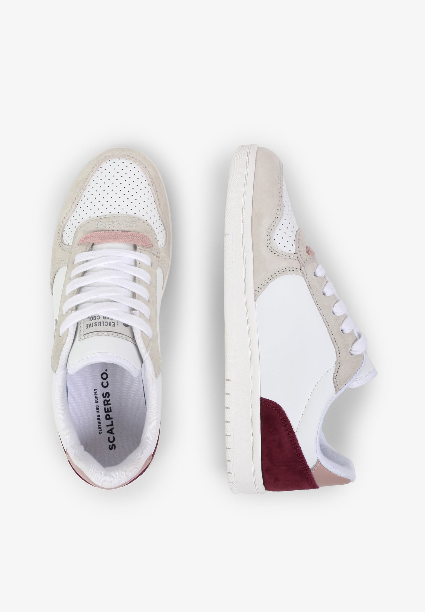 SNEAKERS PIEL DETALLE CONTRASTE