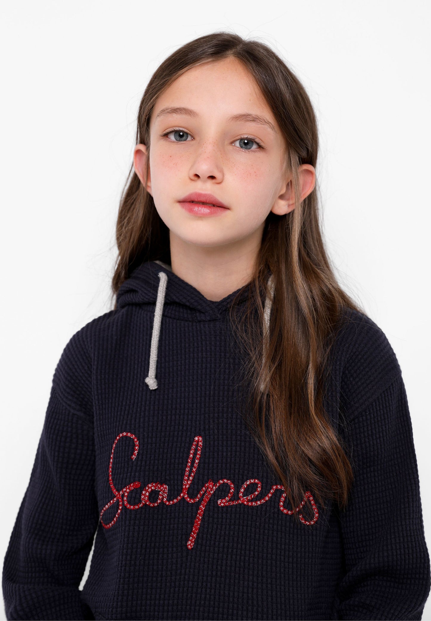 SUDADERA WAFFLE BORDADO