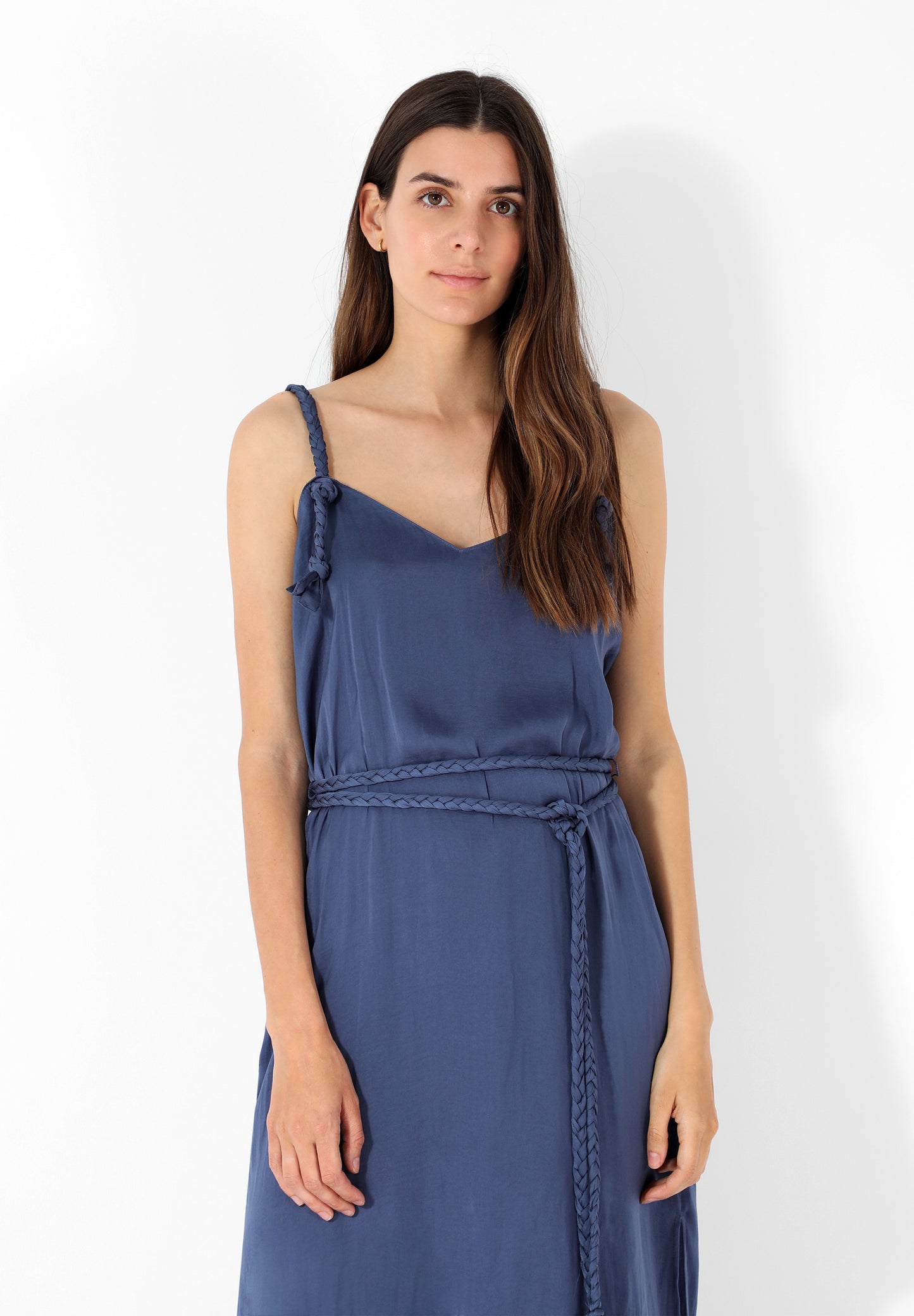 VESTIDO SLIP CINTURÓN