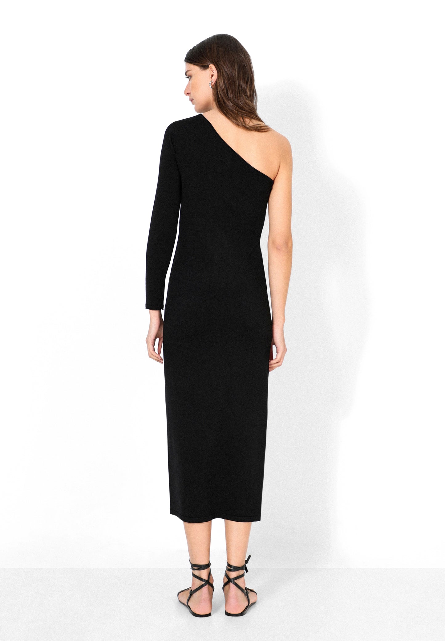 VESTIDO PUNTO ASIMÉTRICO