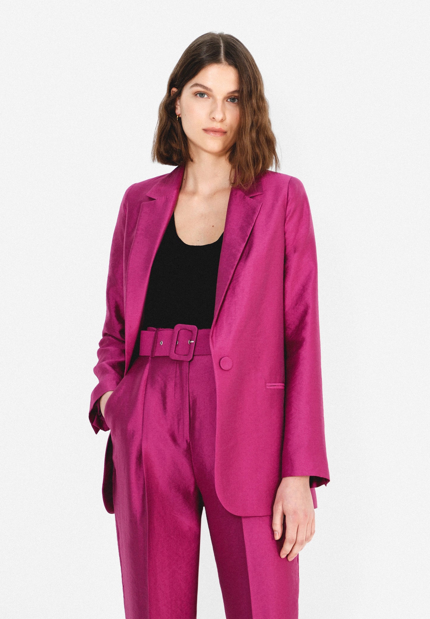 BLAZER SATINADA