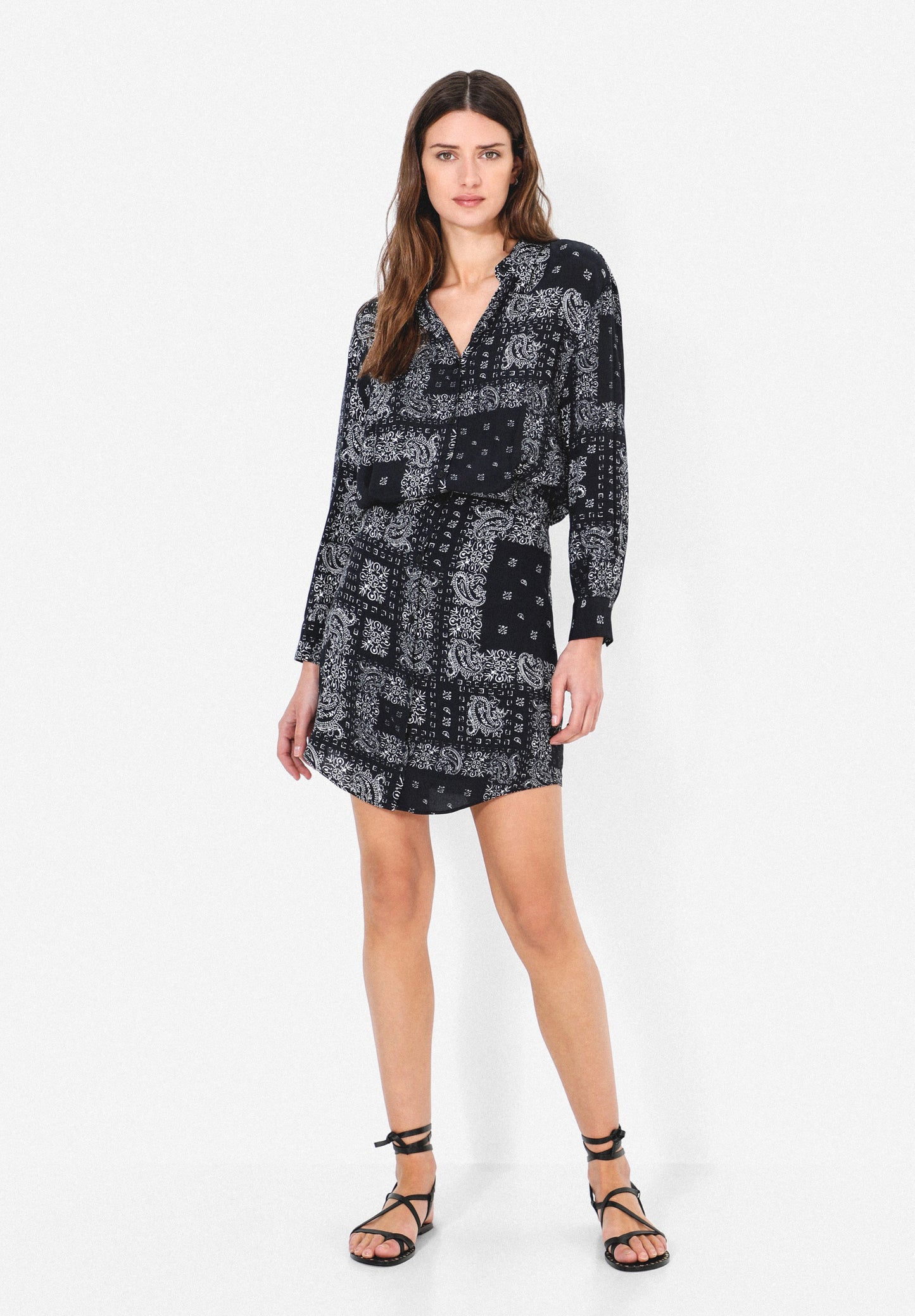 VESTIDO ESTAMPADO PAISLEY