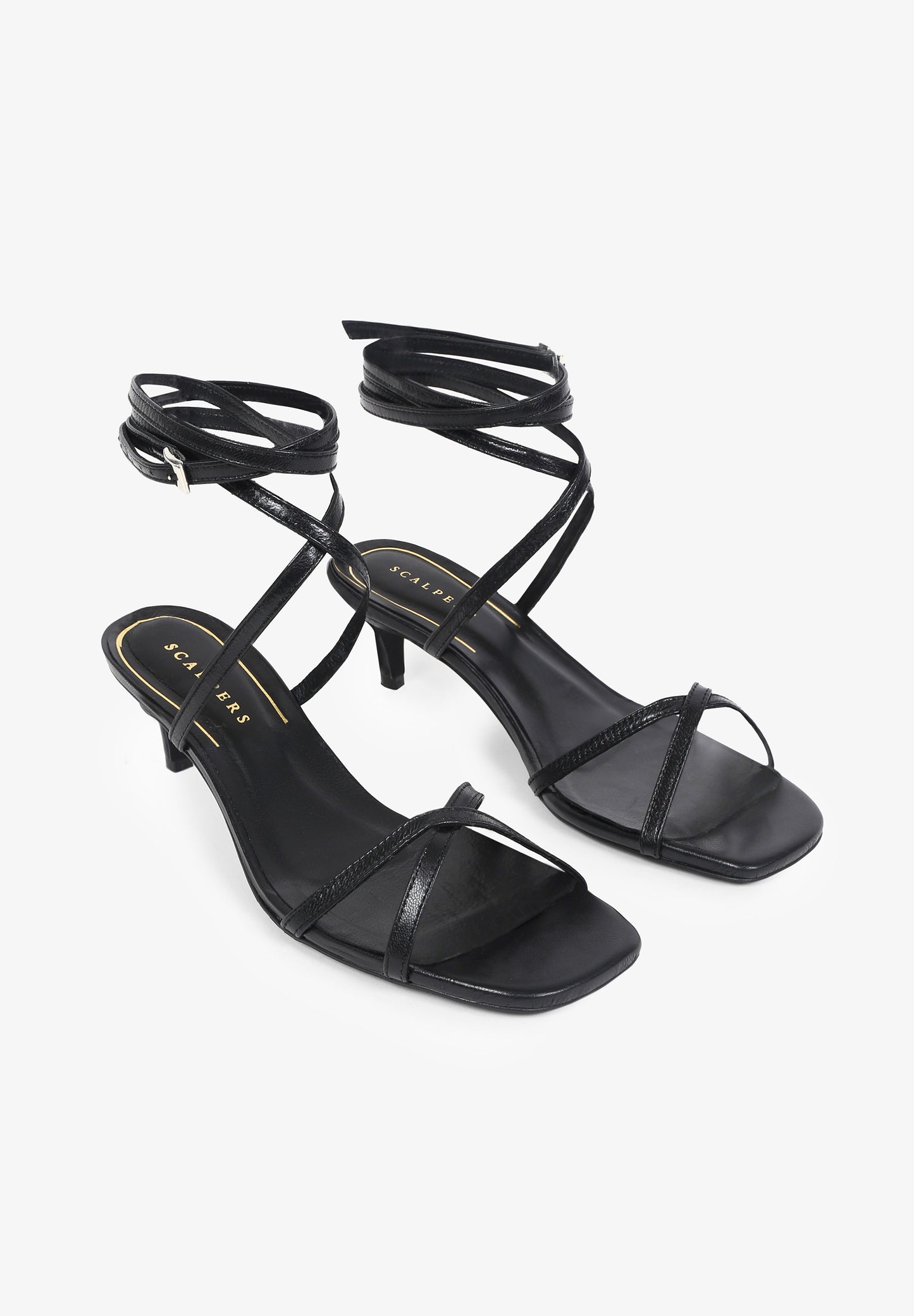 SANDALIAS TIRAS TACÓN