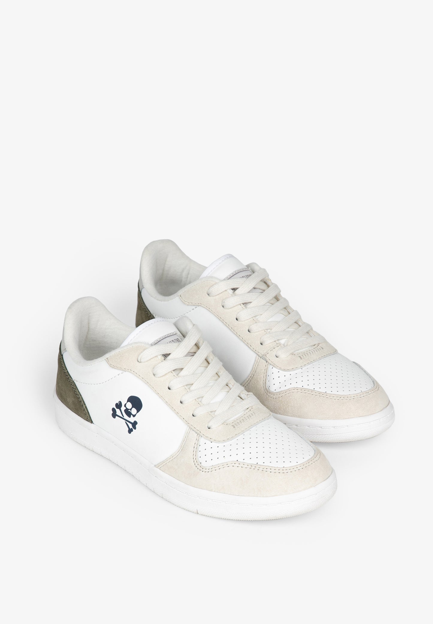 SNEAKERS PIEL DETALLE CONTRASTE