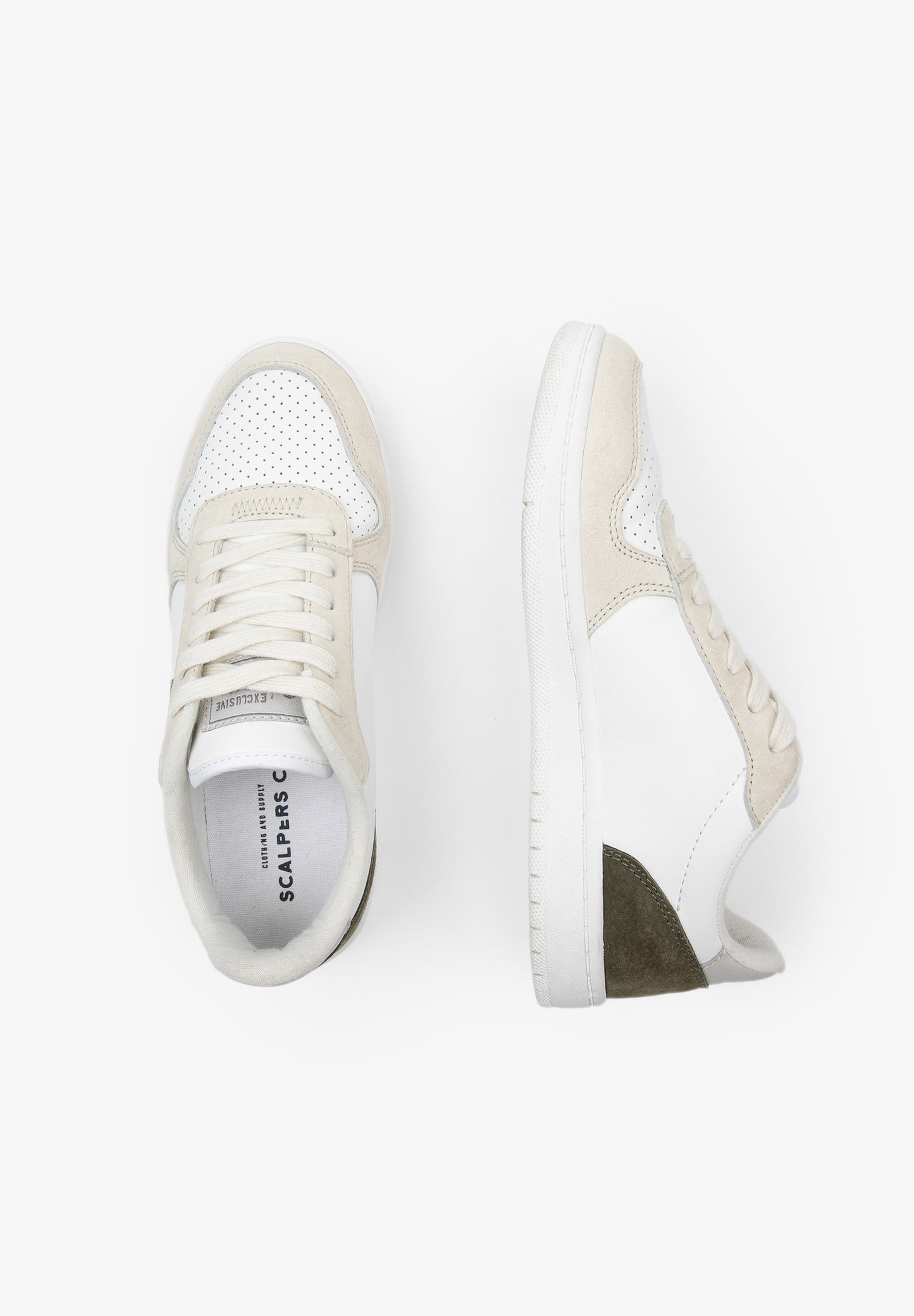 SNEAKERS PIEL DETALLE CONTRASTE