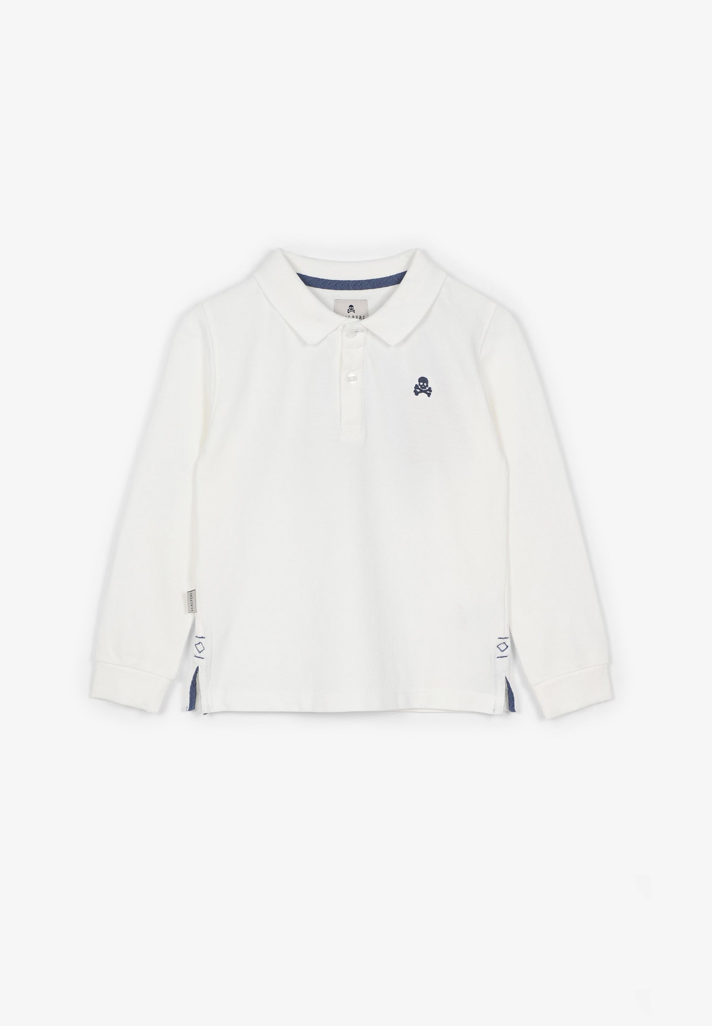 POLO MANGA LARGA CALAVERA TRASERA