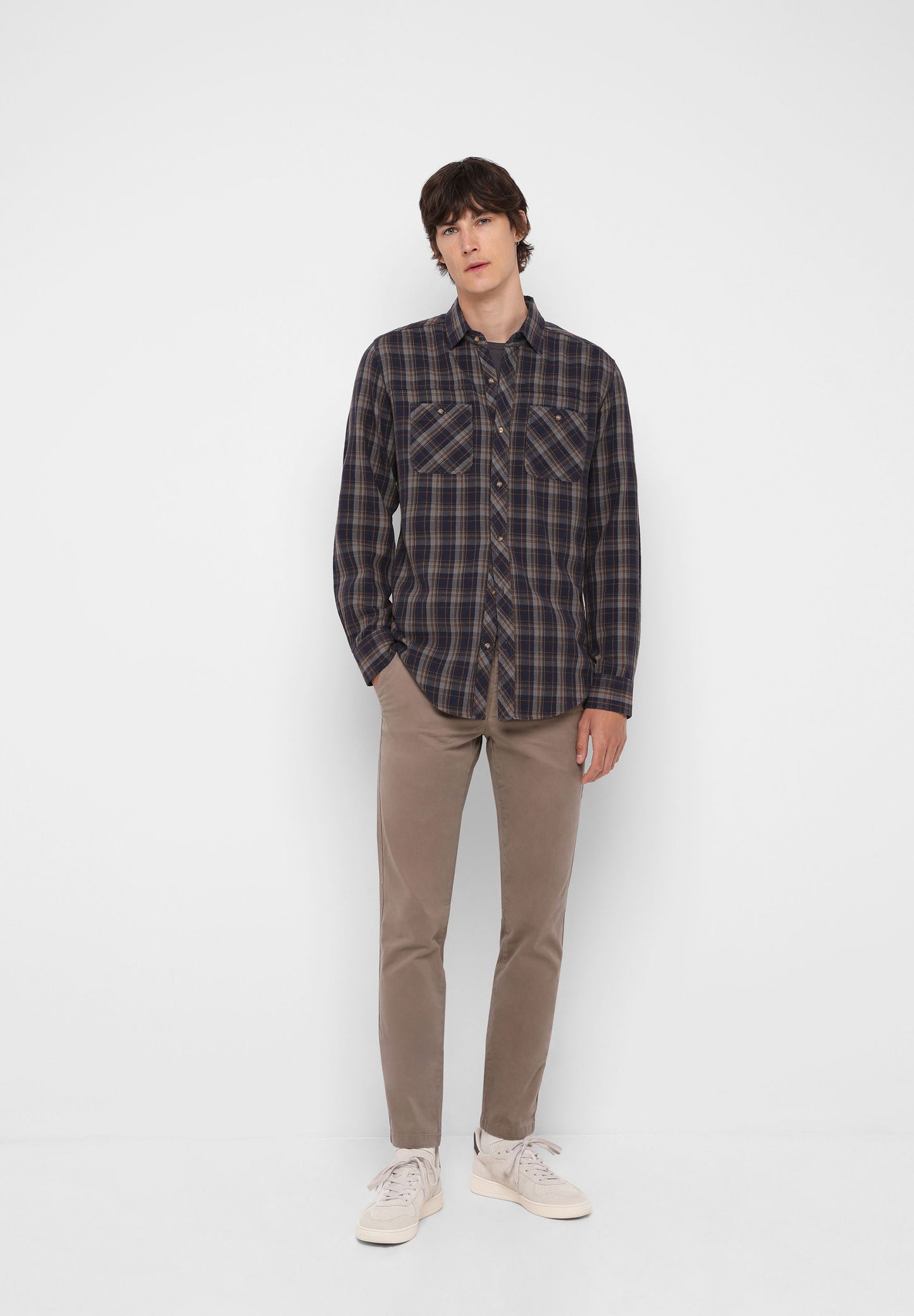 CAMISA CUADROS FRANELA