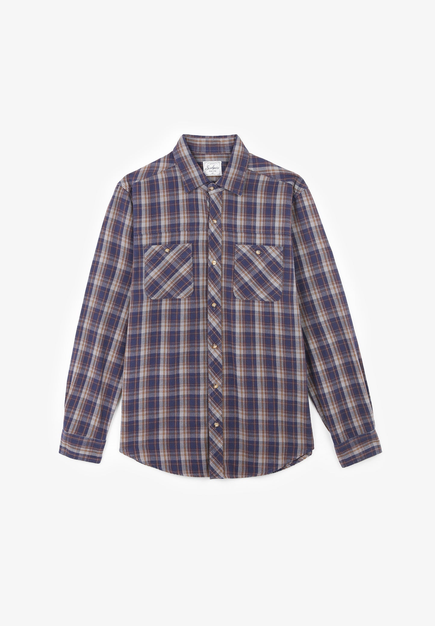 CAMISA CUADROS FRANELA