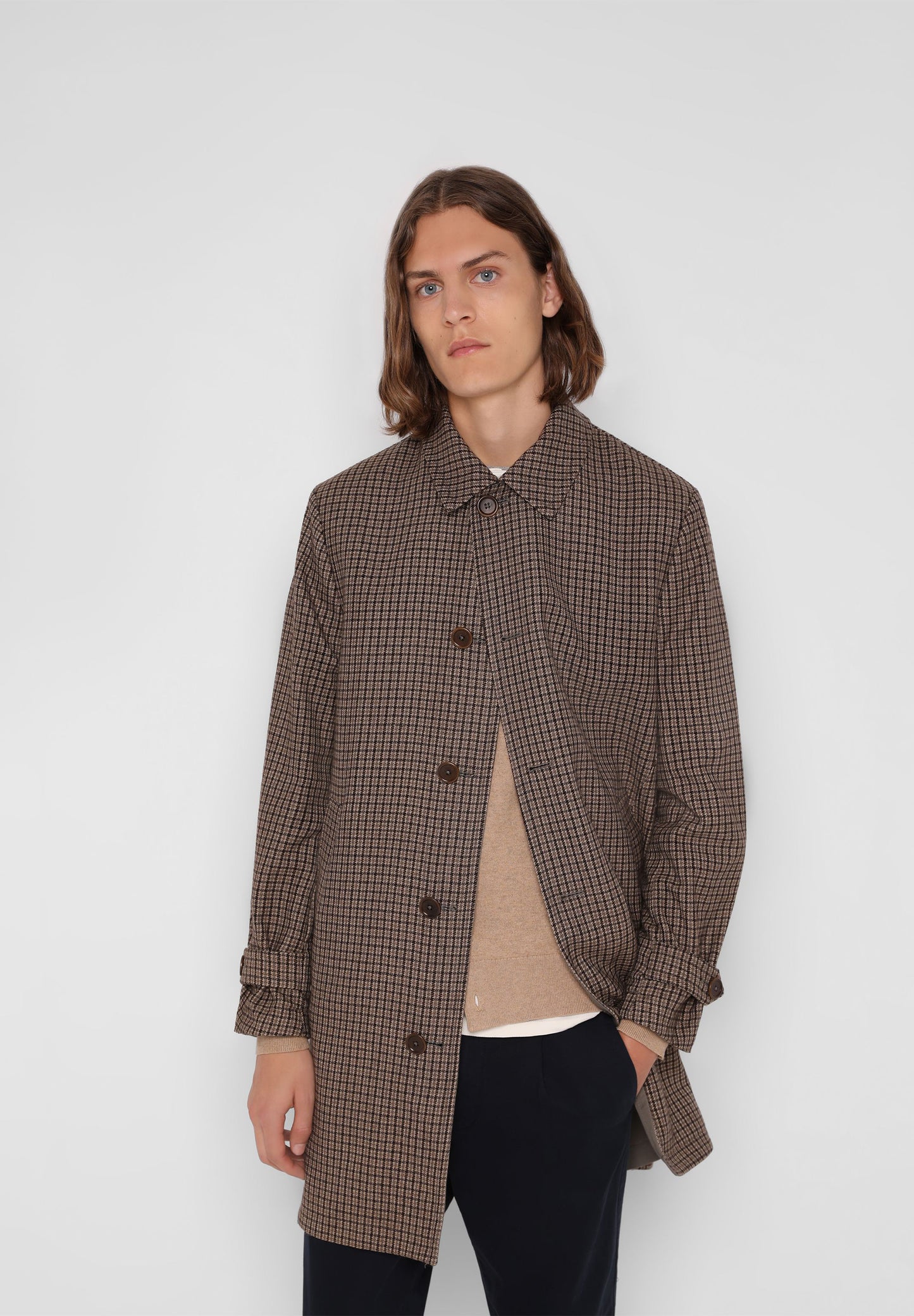 TRENCH REVERSIBLE CUADROS