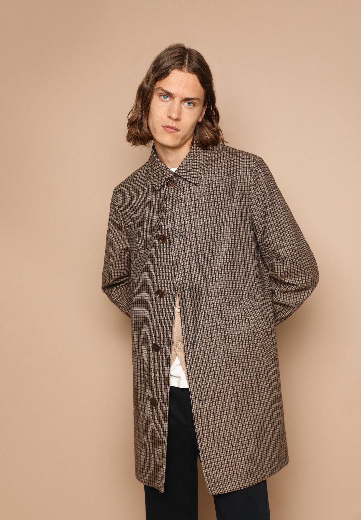 TRENCH REVERSIBLE CUADROS