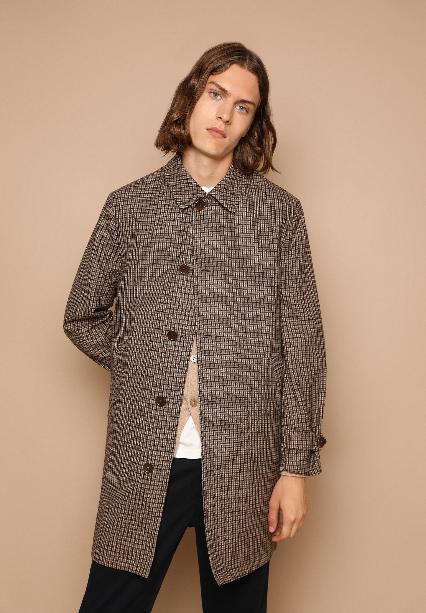 TRENCH REVERSIBLE CUADROS