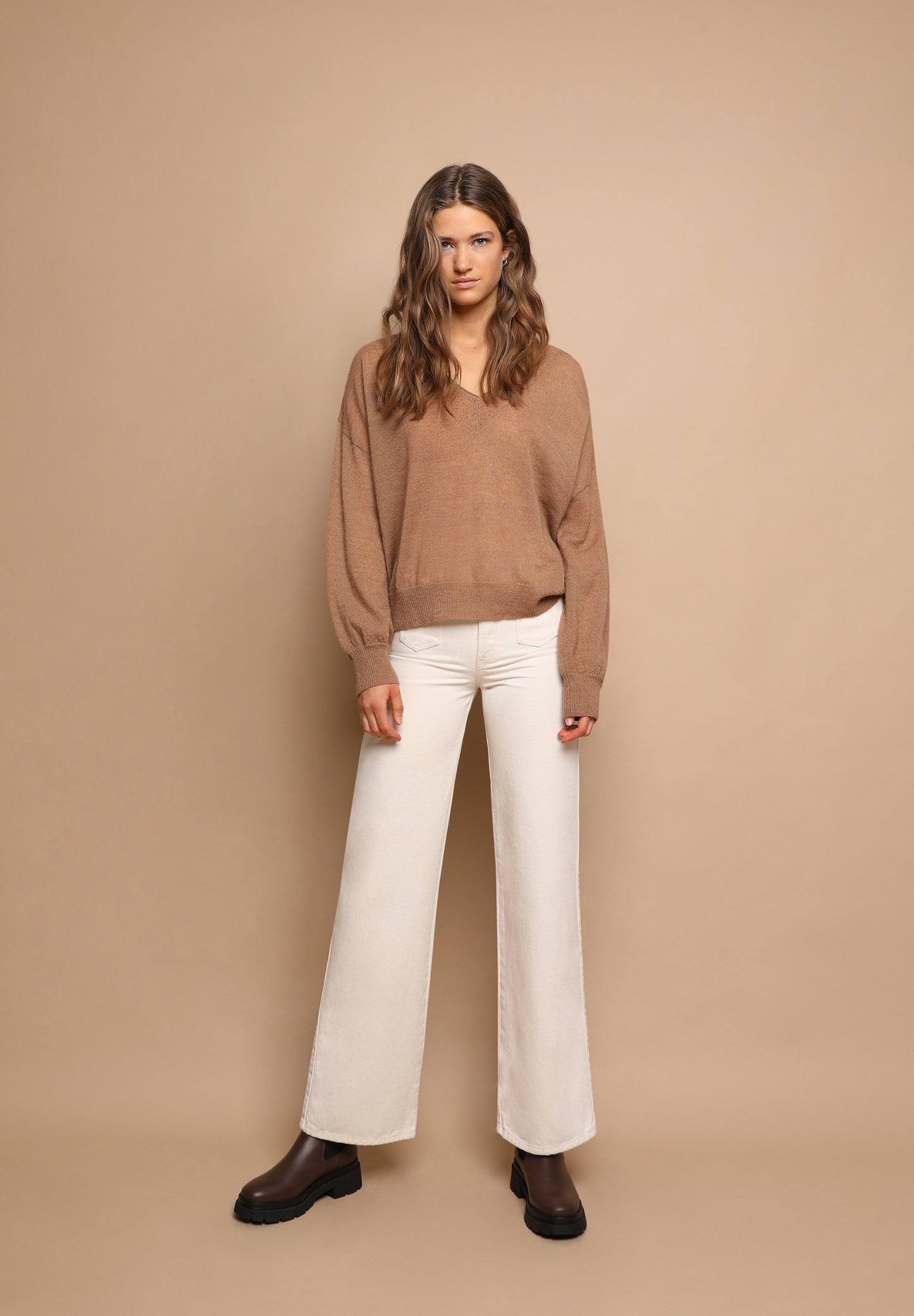 JEANS FLARE BOLSILLOS BOTÓN